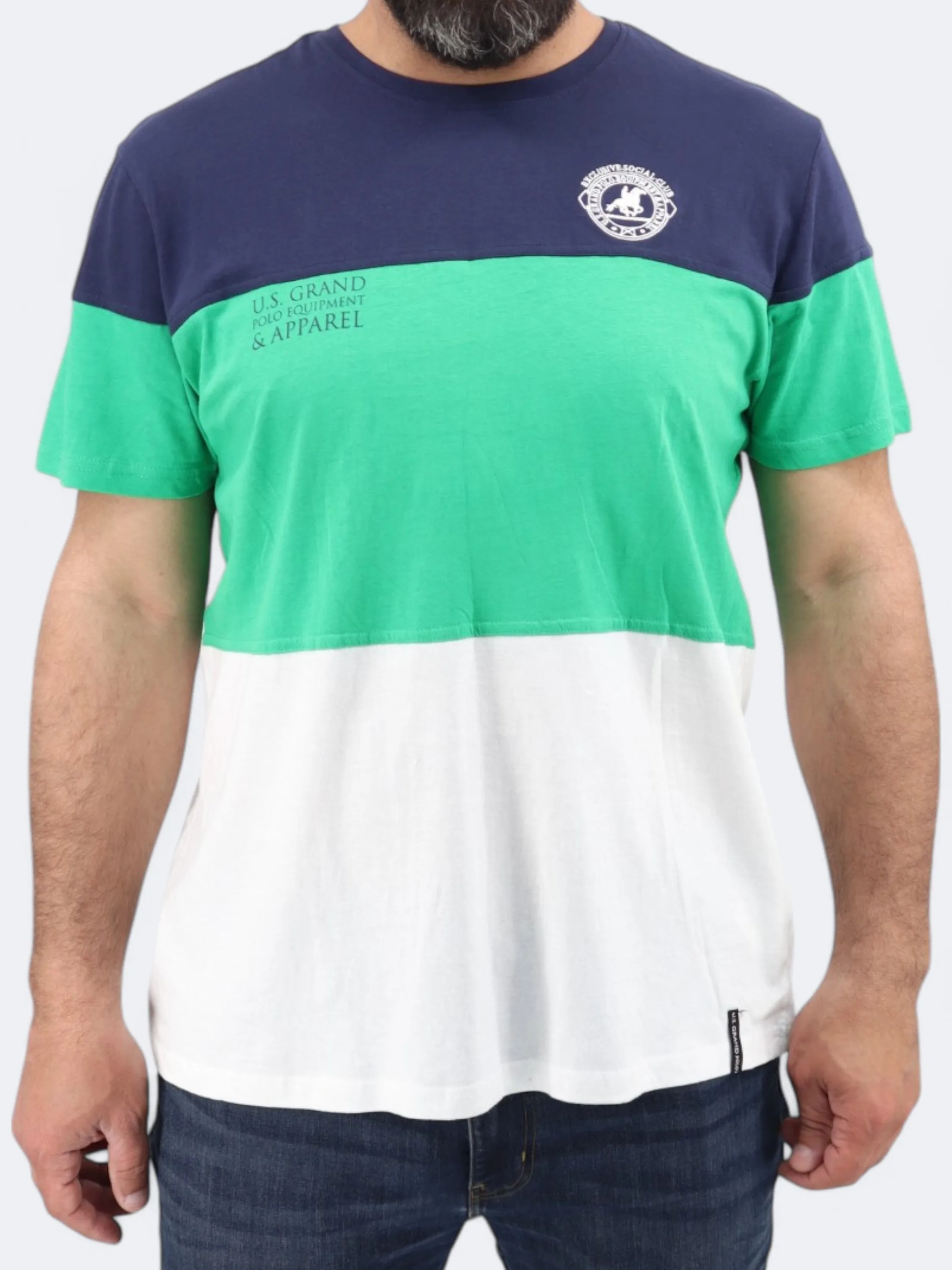 T-shirt pour homme à motifs colorés, multicolore