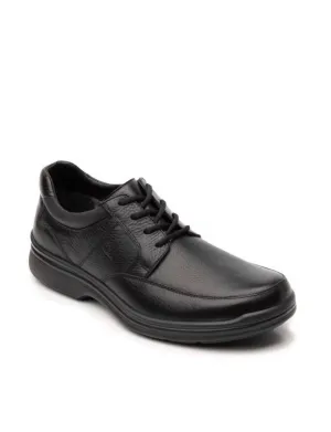 Men's Leather Oxford Shoe In Black ecco Shoes