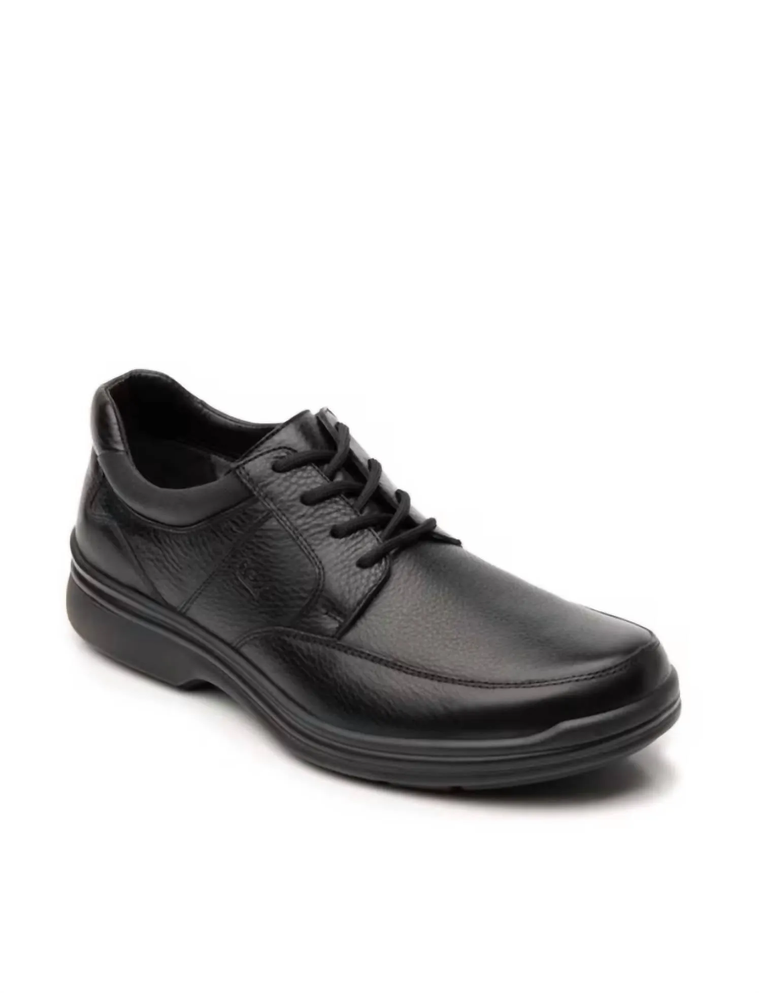 Chaussure Oxford en cuir pour homme en noir ecco