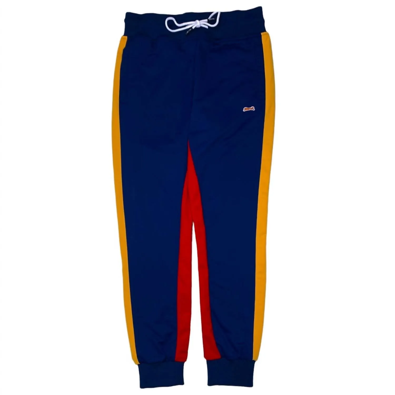 Jogger à motifs pour homme en marine/or