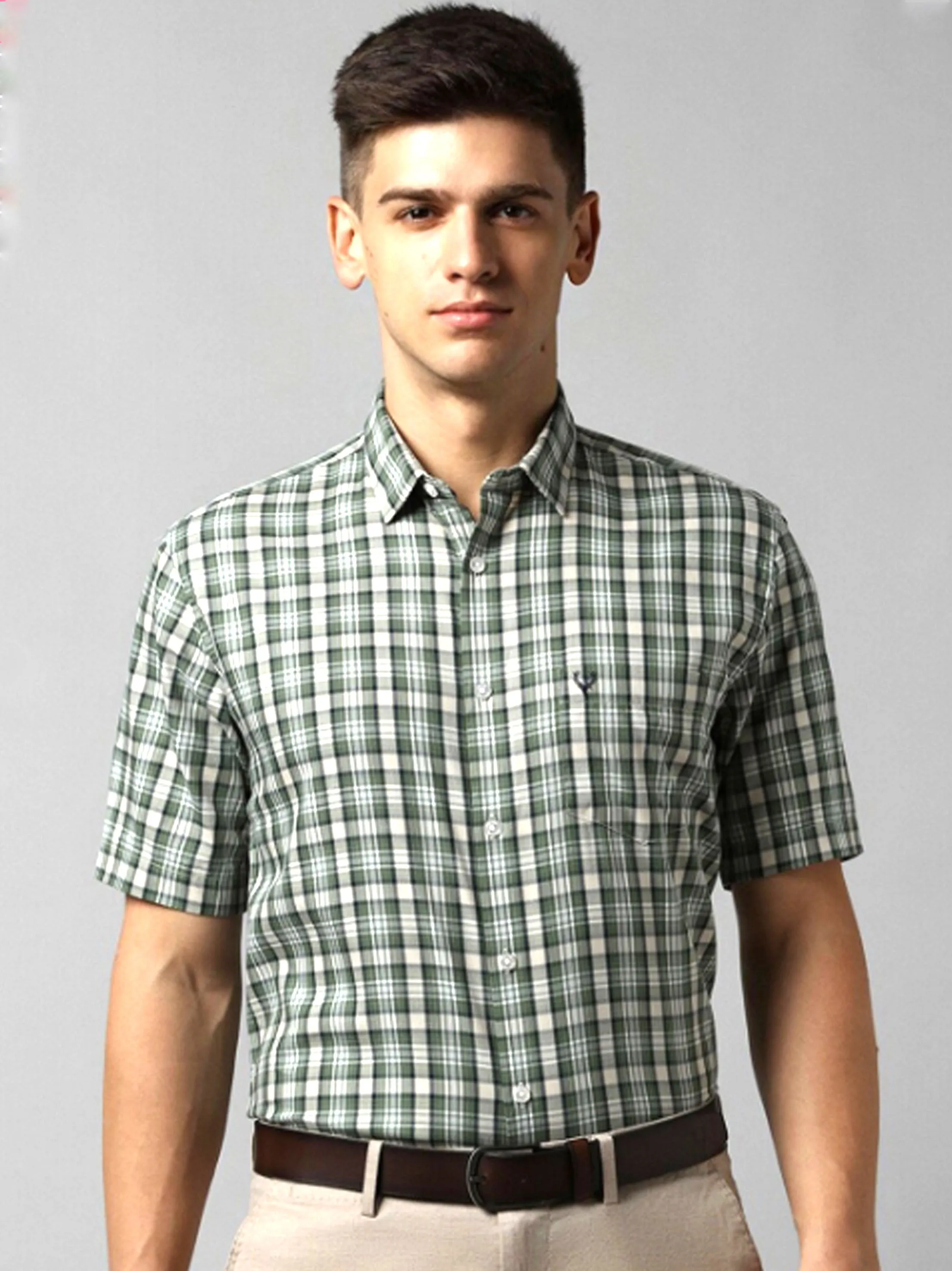 Chemise à carreaux pour homme, multicolore
