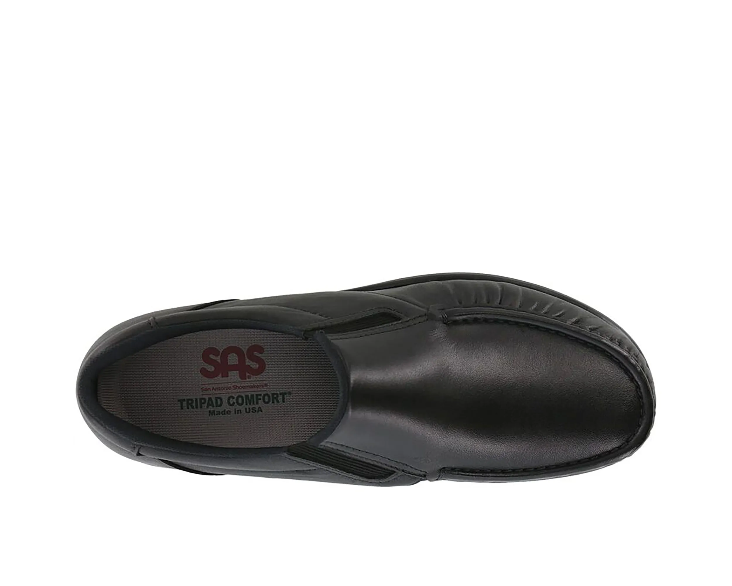 Mocassin à enfiler avec empiècement latéral pour homme