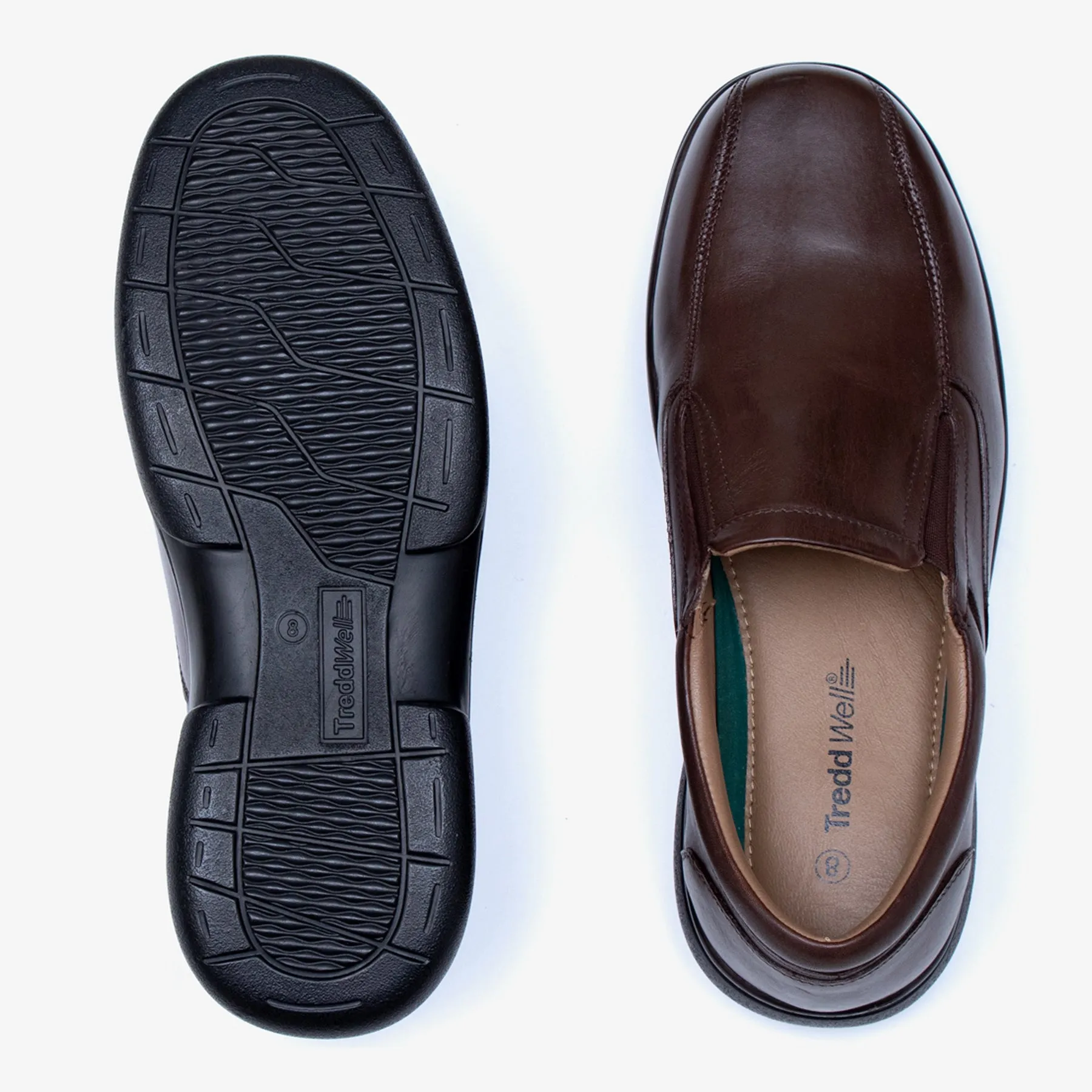 Chaussures à enfiler Norbit Tredd Well pour homme à largeur généreuse