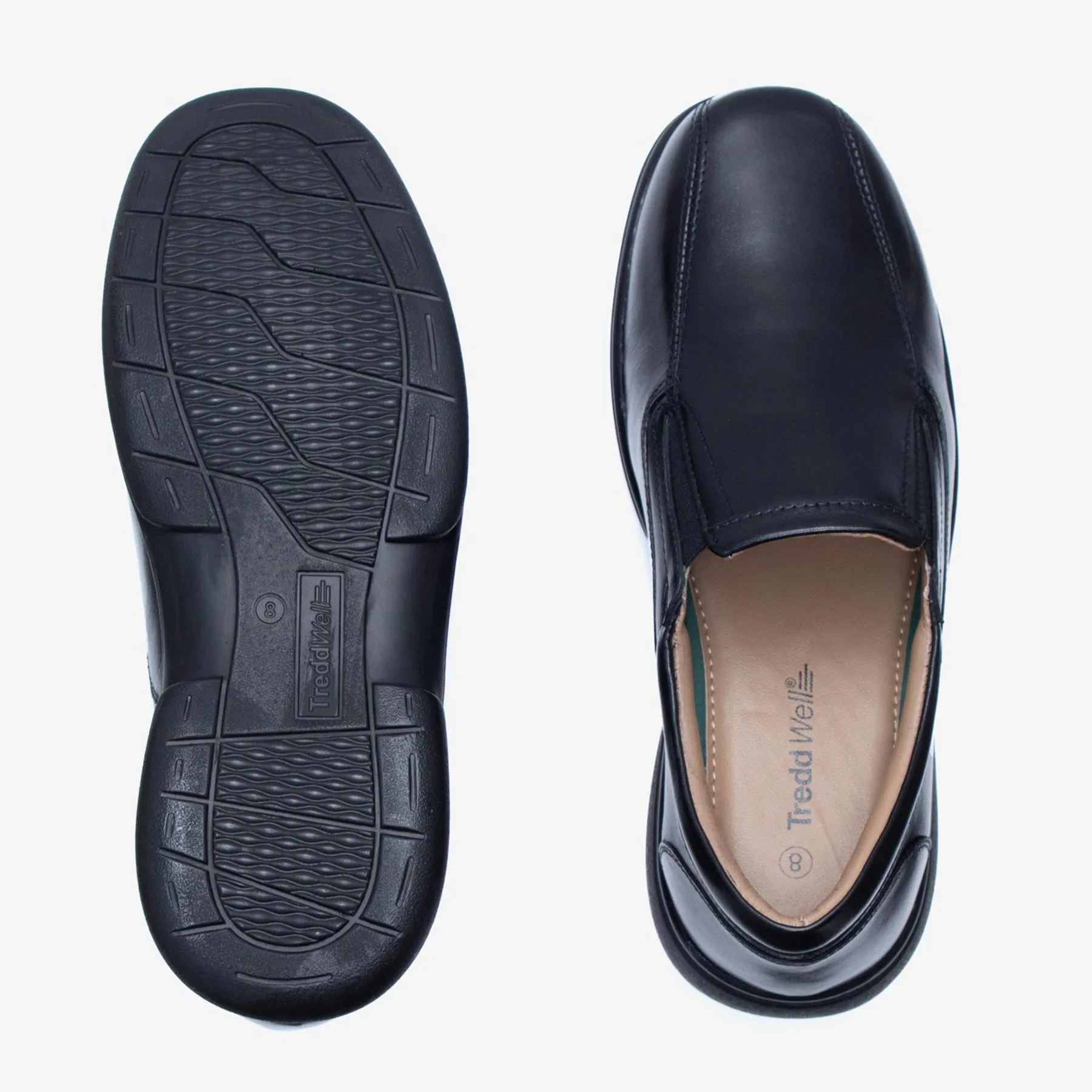 Chaussures à enfiler Norbit Tredd Well pour homme à largeur généreuse