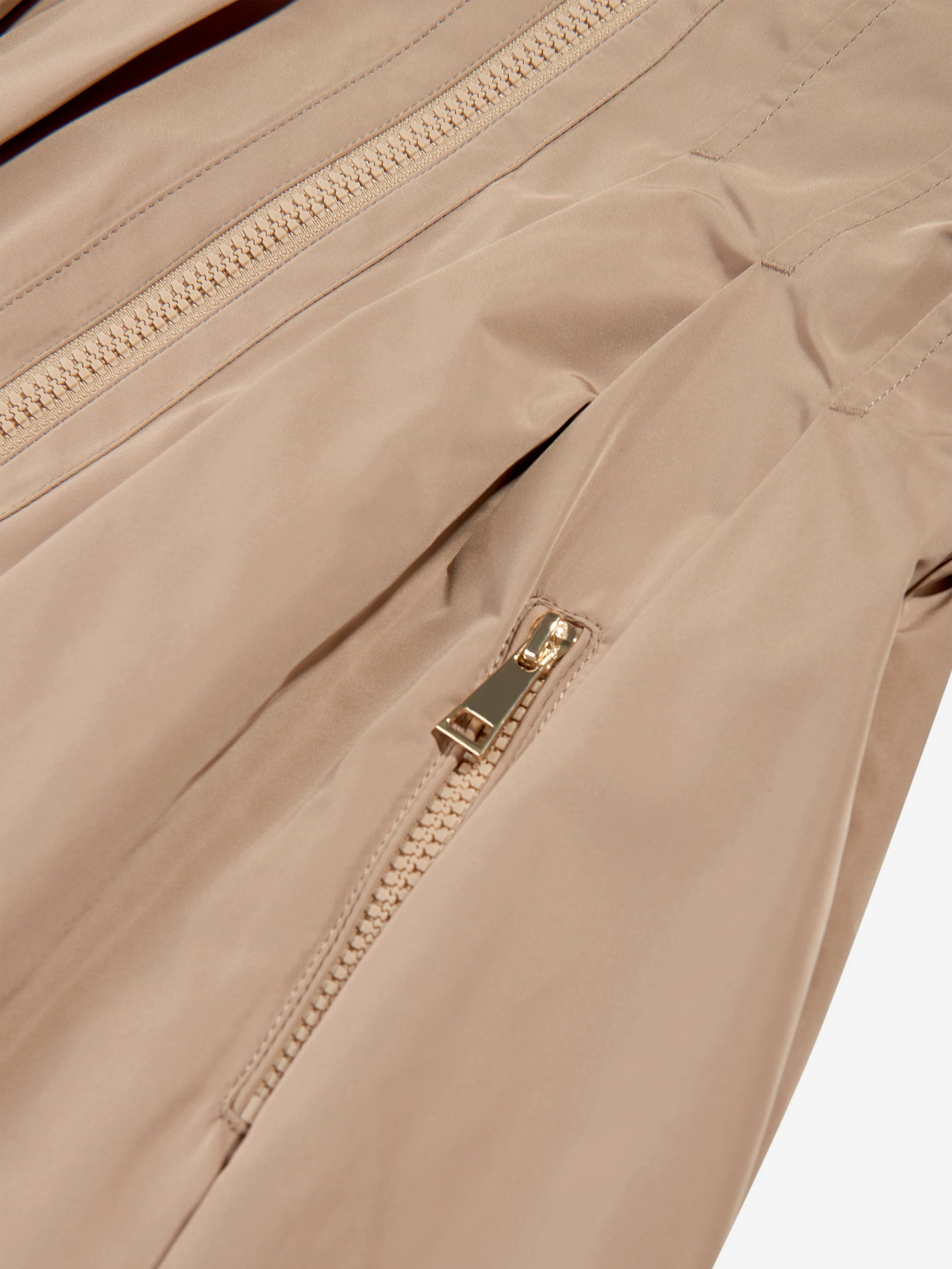 Moncler Enfant Manteau Long Arild pour Filles en Beige