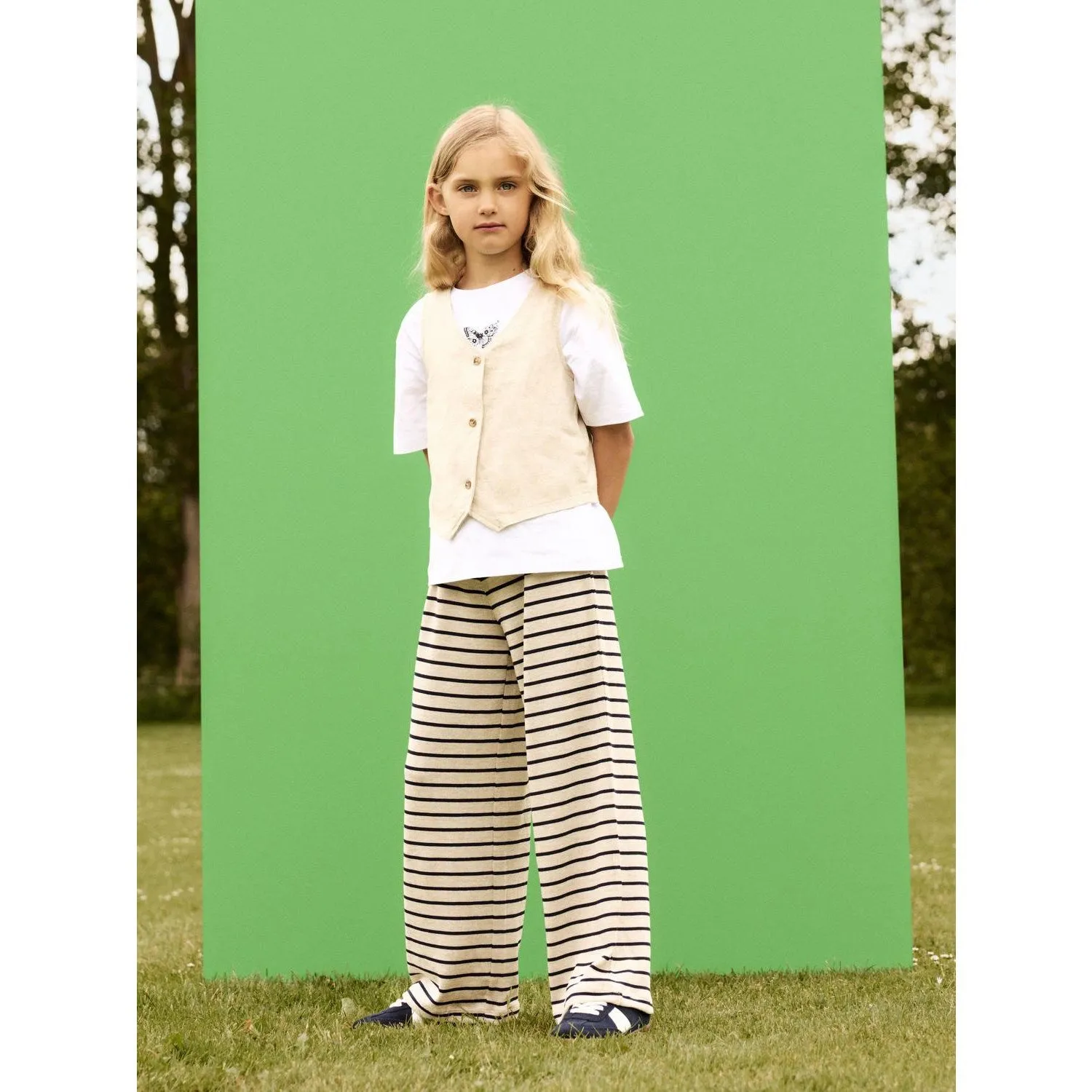 Name It Pantalon Large D'été En Sable Pour Bébé Et Enfant
