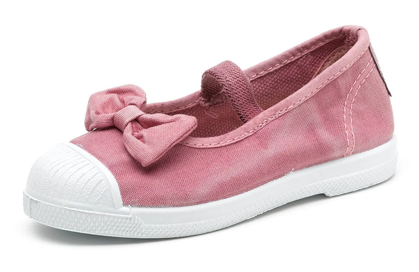 Natural World Eco : Chaussures à Nœud Mary Jane pour Enfants - Rose