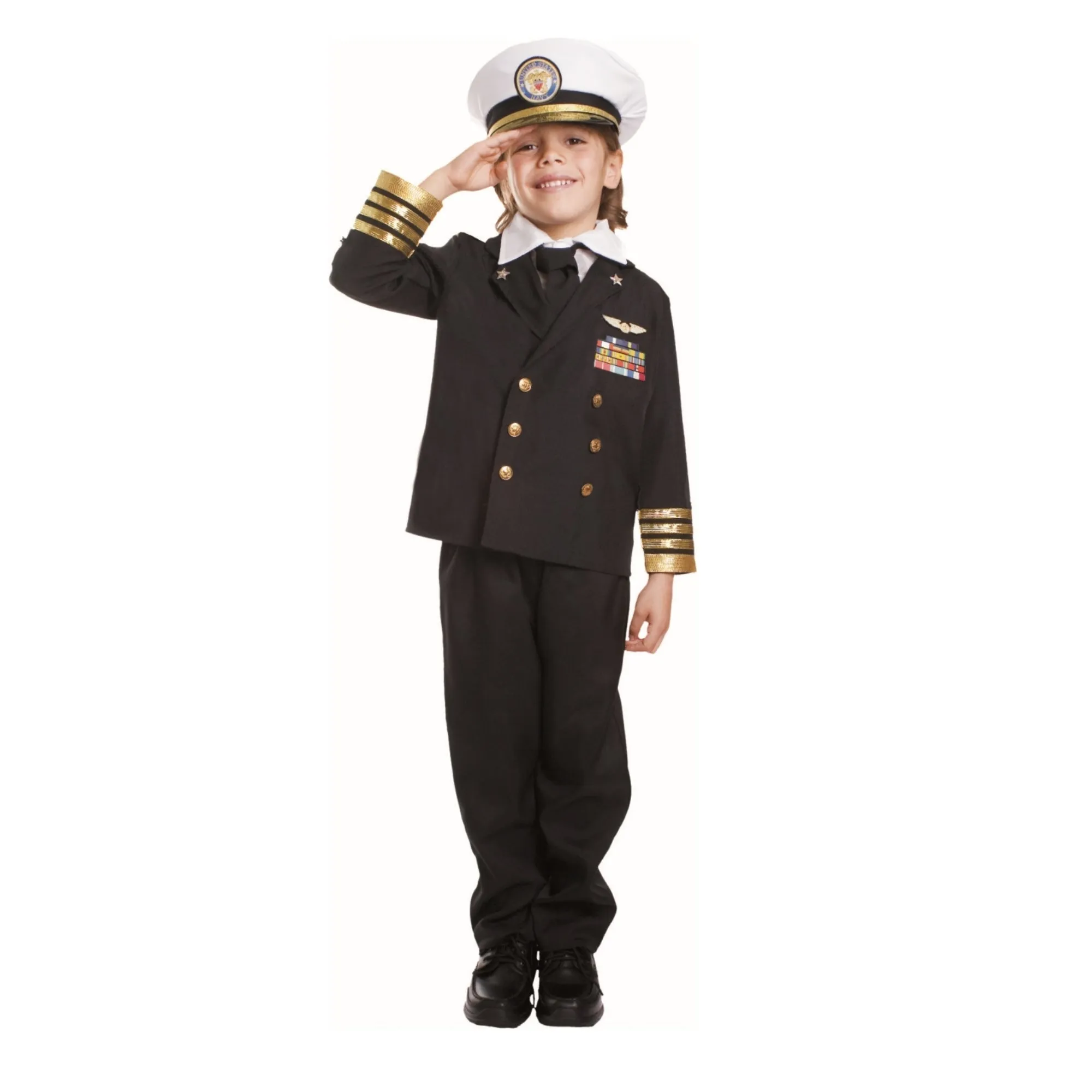 Costume d'Amiral de la Marine - Enfants Babykids_Dress-Up-America
