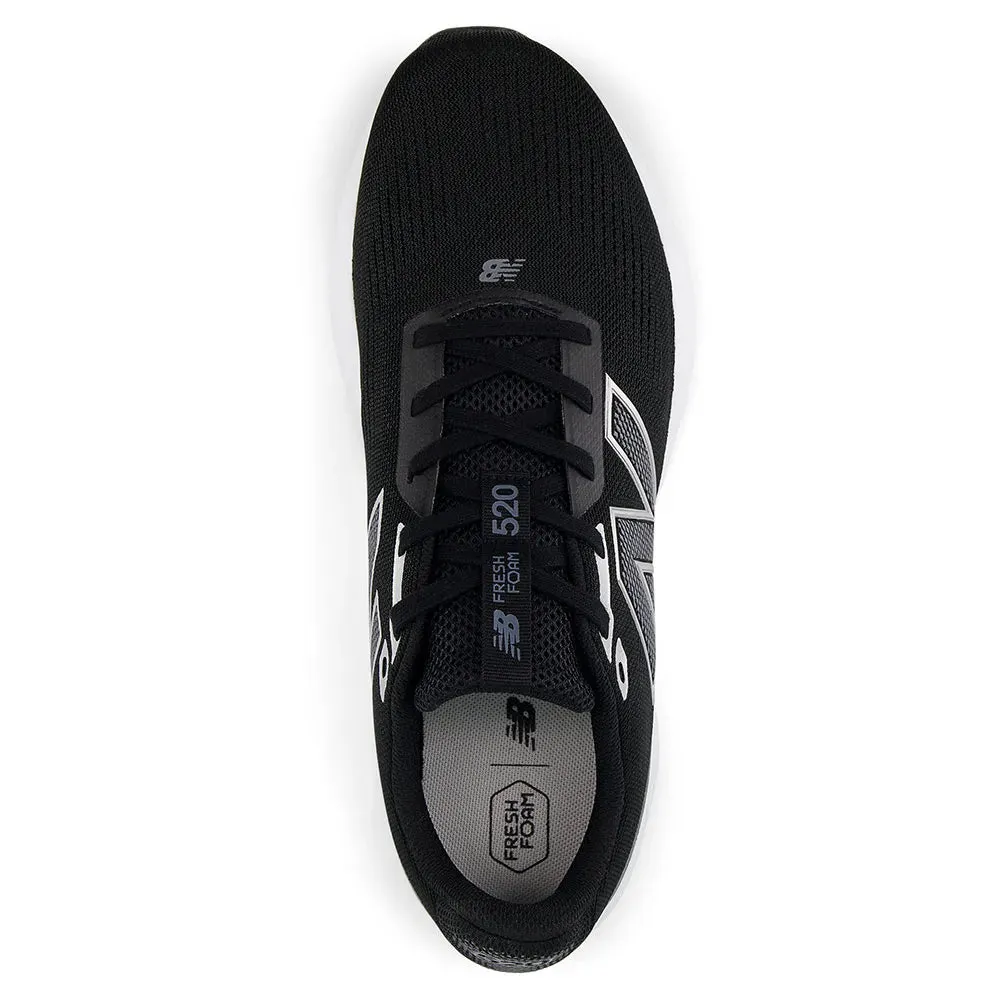 NEW BALANCE CHAUSSURES DE COURSE POUR HOMMES 520 V 9 NOIR/BLANC
