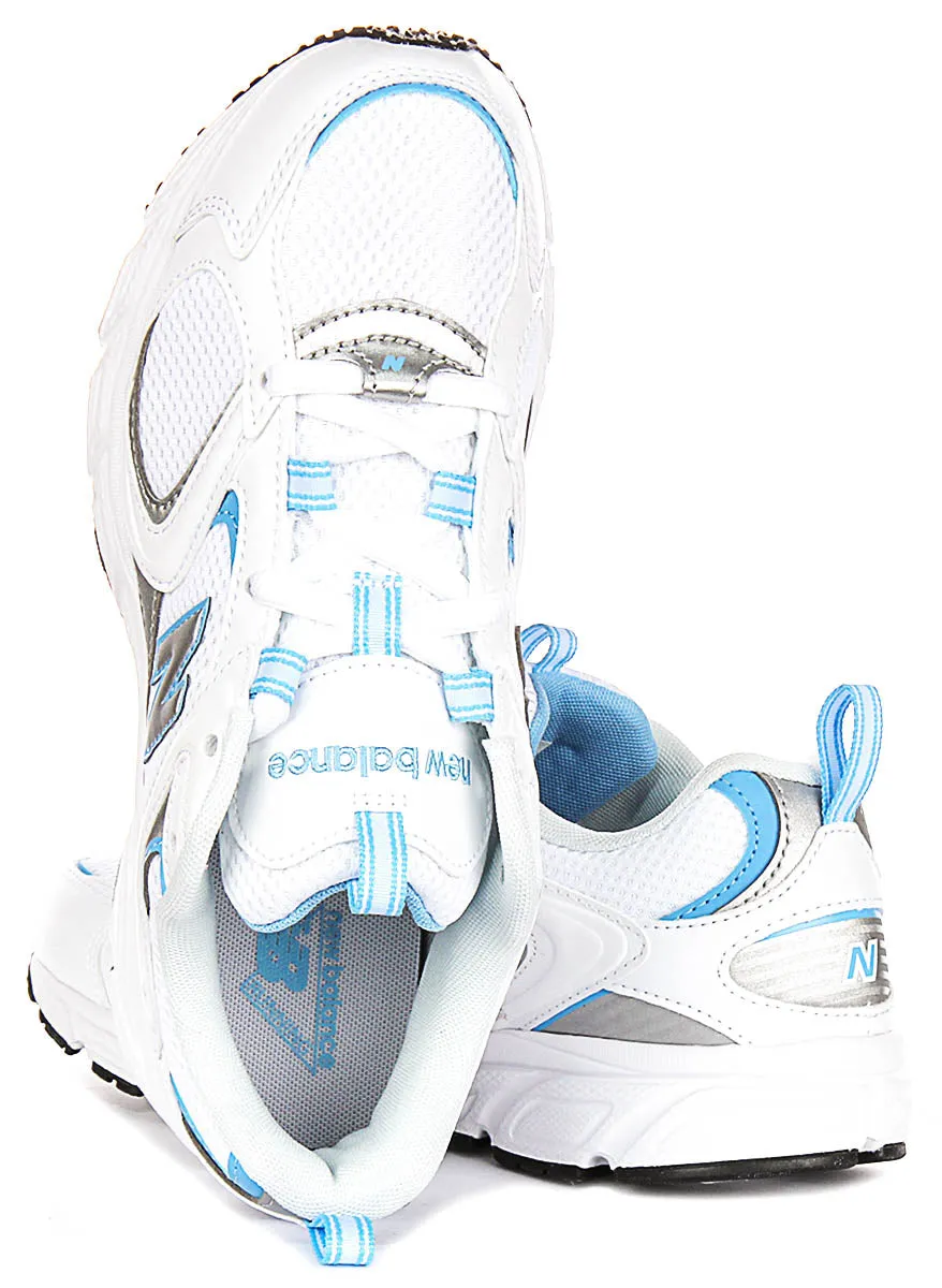 New Balance ML 408B en blanc et bleu, chaussures de sport New Balance