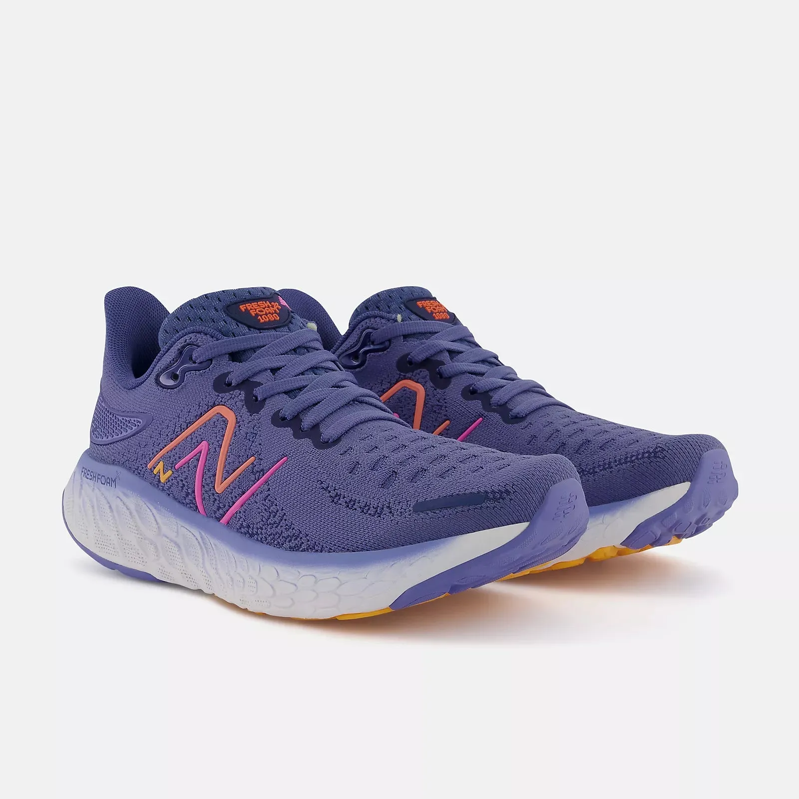 New Balance Femmes X1080v12 - Nuit Ciel/Orange/Rose (W1080L12) New Balance