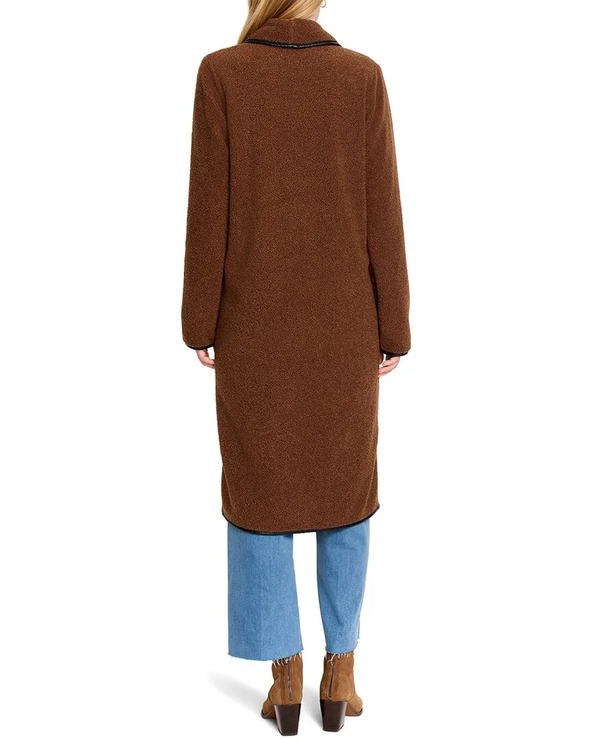 Manteau en teddy coupé NIC ZOE