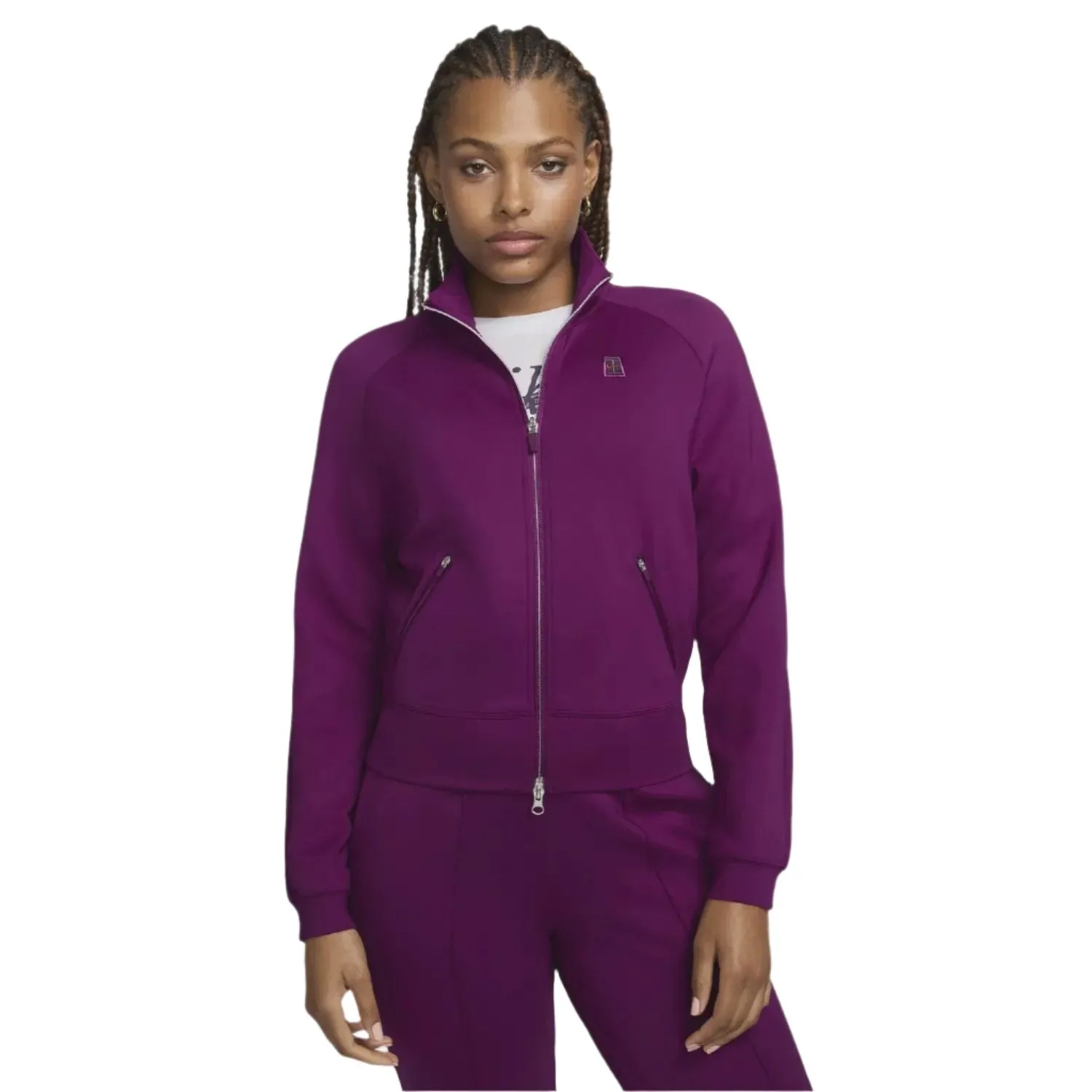 Veste Logo Court Heritage pour Femme Nike - Vêtements Sangria Nike Femme