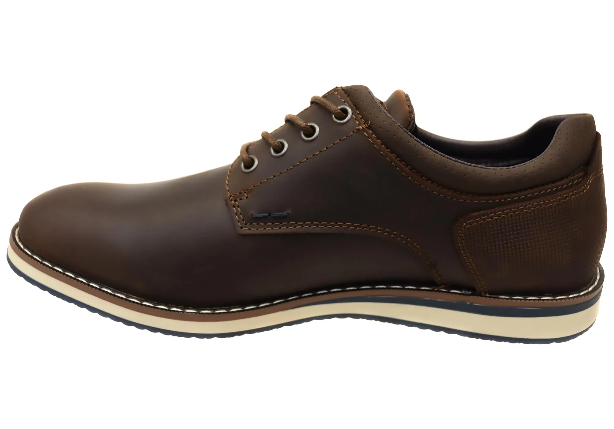 Nunn Bush par Florsheim Chaussures en cuir uni Circuit pour hommes EE Extra Large