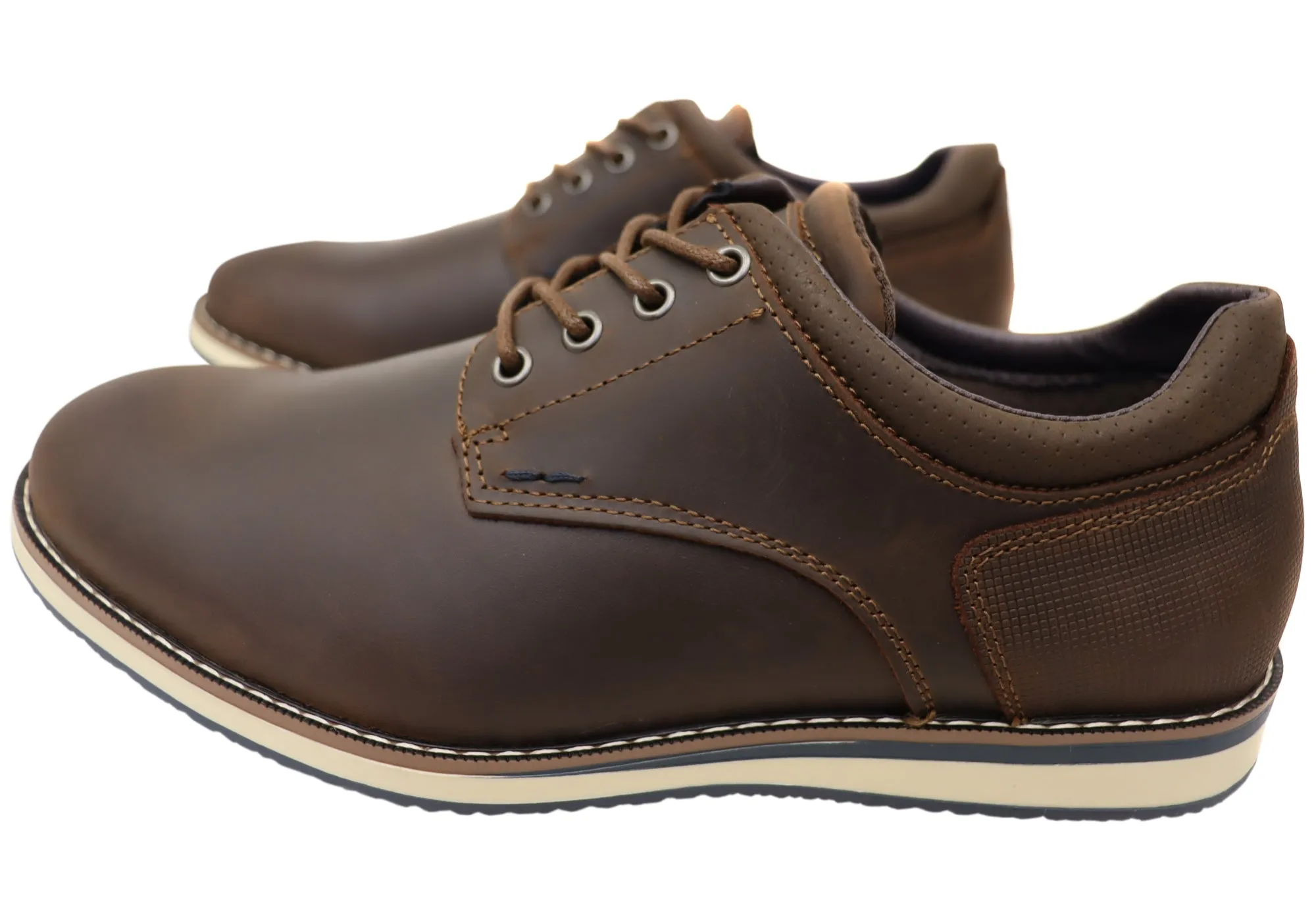 Nunn Bush par Florsheim Chaussures en cuir uni Circuit pour hommes EE Extra Large