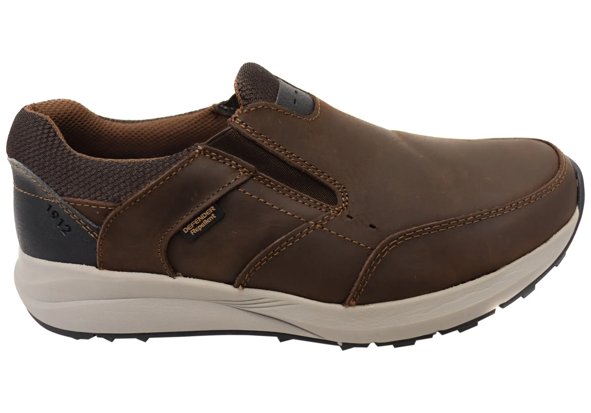 Nunn Bush By Florsheim Chaussures Homme Excursion Slip EE Extra Large en Cuir Chaussures Florsheim