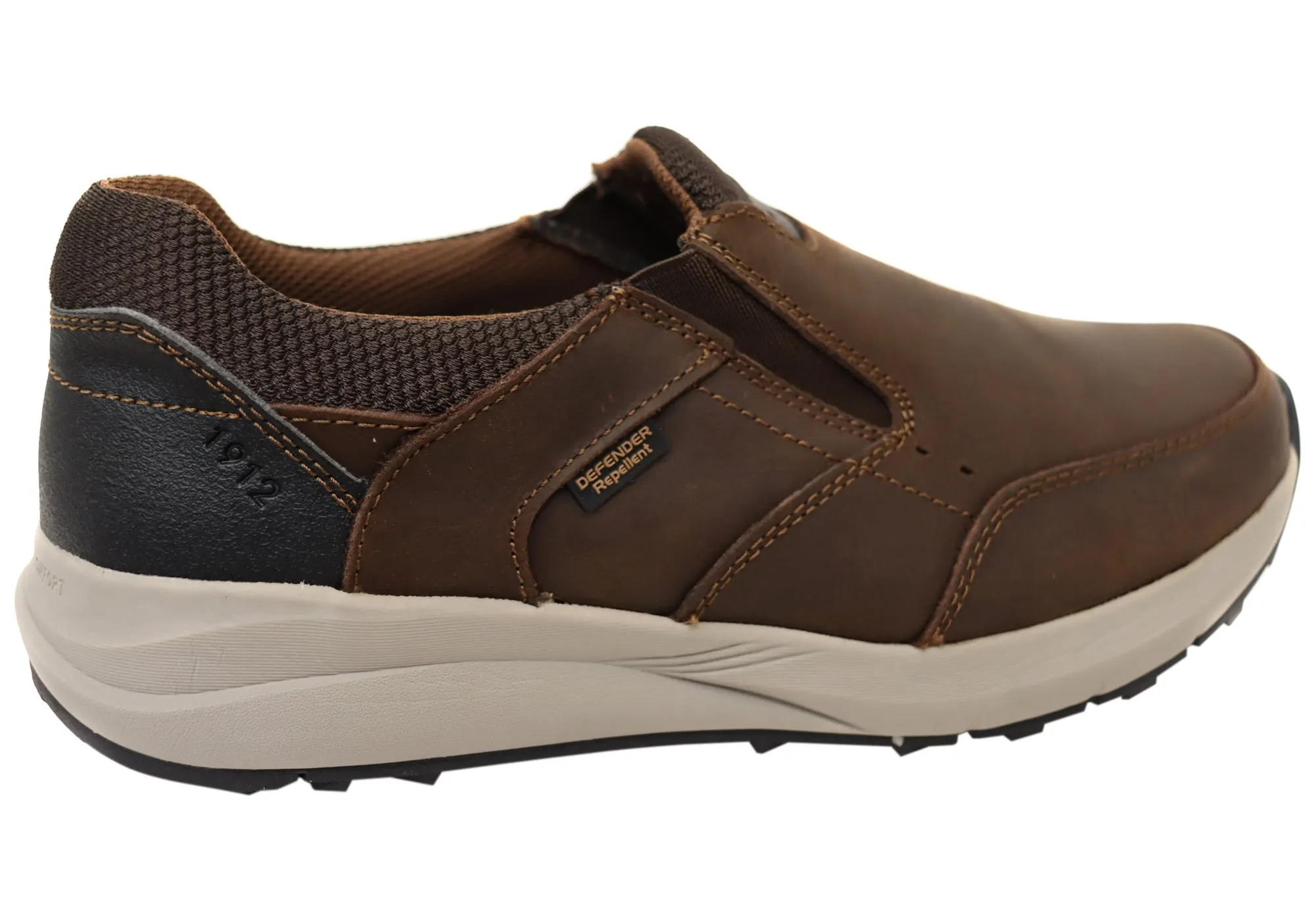 Nunn Bush By Florsheim Chaussures Homme Excursion Slip EE Extra Large en Cuir Chaussures Florsheim