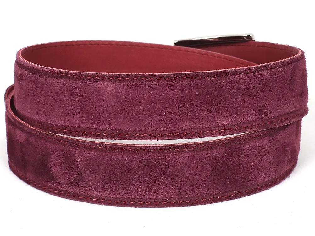 Paul Parkman Chaussures Ceinture en daim pour hommes Paul Parkman en violet