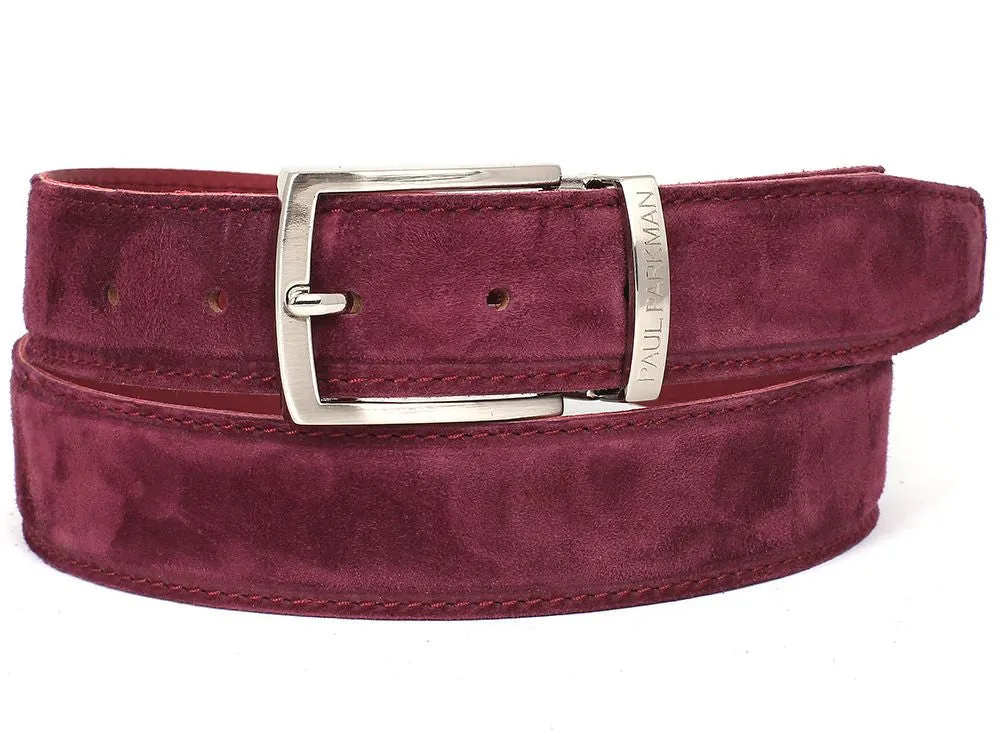 Paul Parkman Chaussures Ceinture en daim pour hommes Paul Parkman en violet
