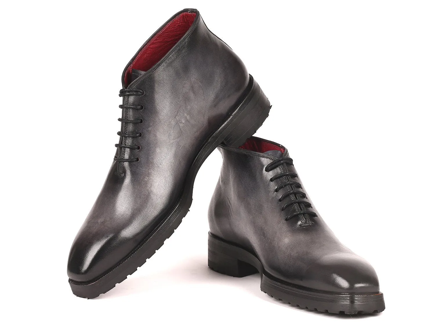 Paul Parkman Chaussures Bottines Paul Parkman pour Homme en Gris Brossé
