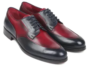 Paul Parkman Shoes Paul Parkman Men's Derby Shoes in Bordeaux & Navy