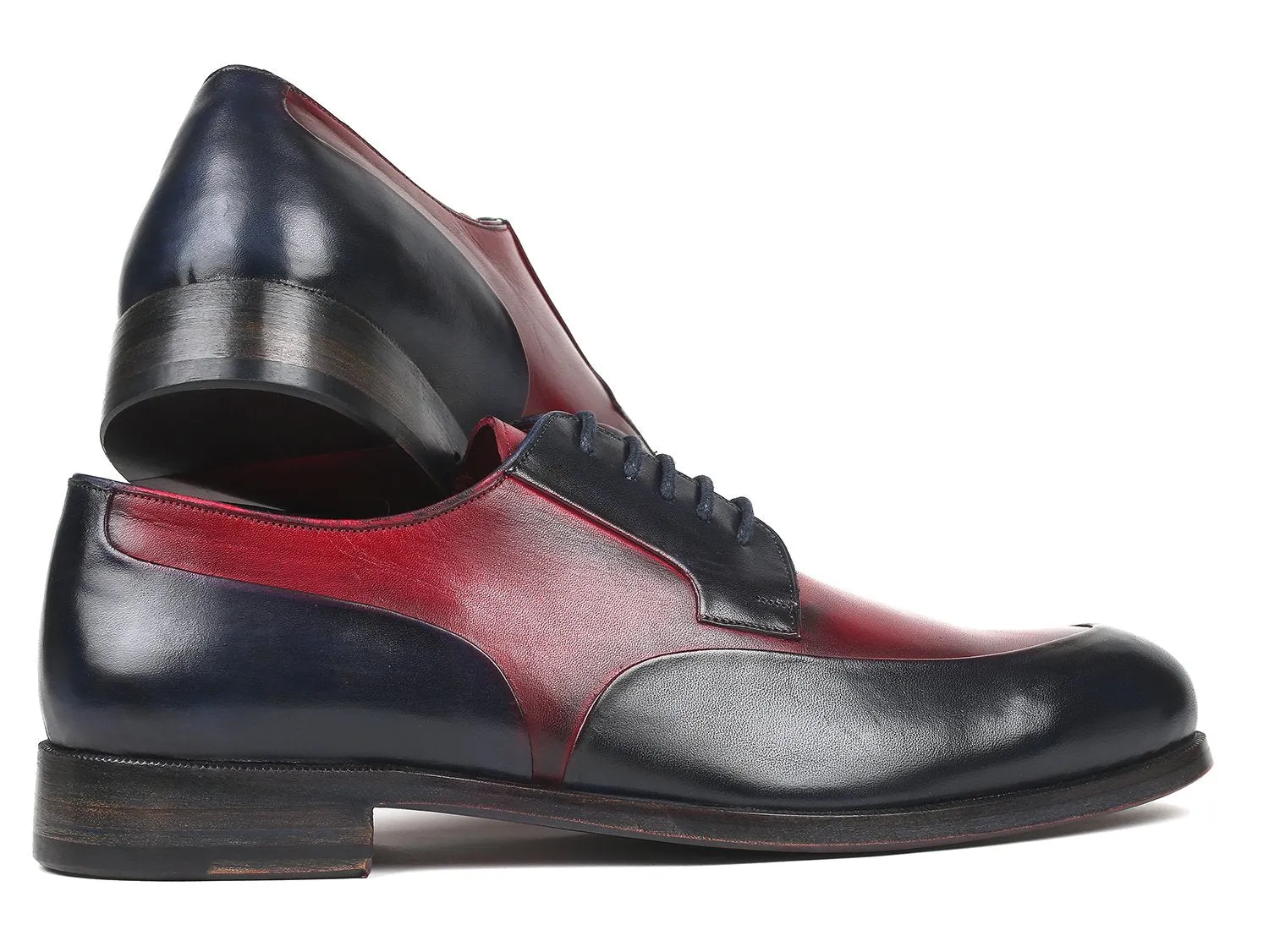 Paul Parkman Chaussures Paul Parkman Derby Homme en Bordeaux et Marine