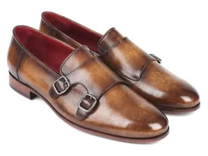 Paul Parkman Shoes Paul Parkman Men's Double Monkstraps in Olive