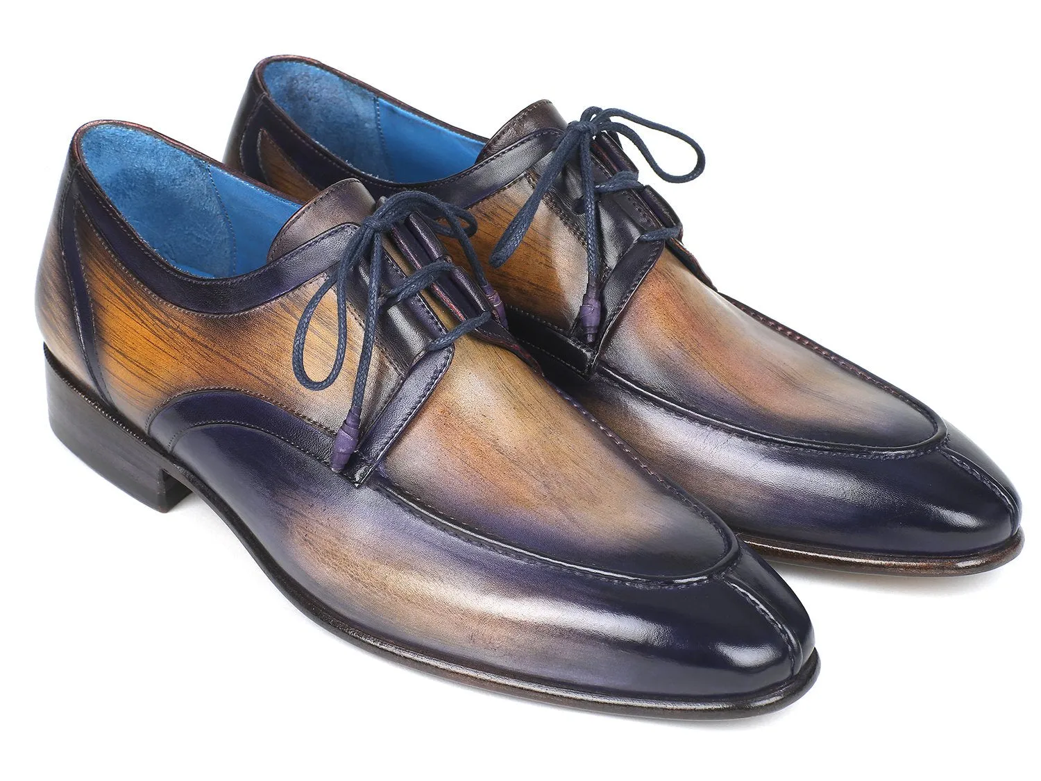 Paul Parkman Chaussures Paul Parkman Chaussures habillées à laçage Ghillie pour hommes en Camel & Violet