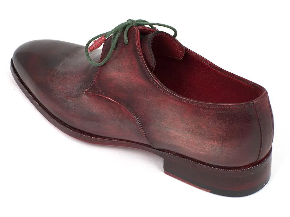 Paul Parkman Chaussures Paul Parkman Derby en Cuir Peint à la Main pour Homme en Couleurs Mixtes