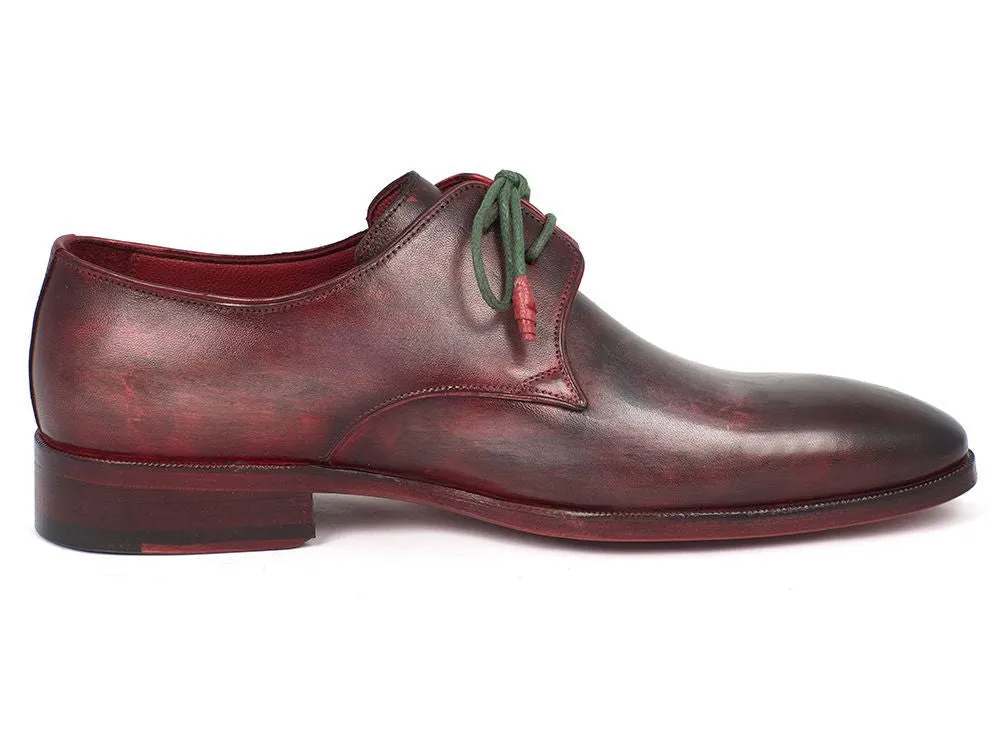 Paul Parkman Chaussures Paul Parkman Derby en Cuir Peint à la Main pour Homme en Couleurs Mixtes