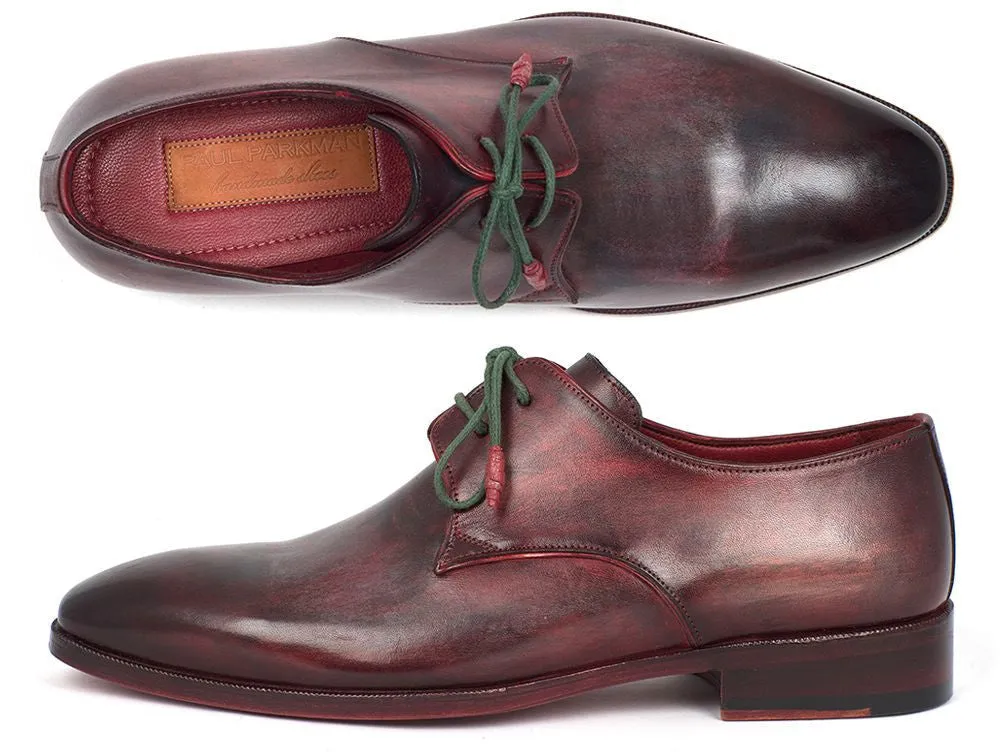 Paul Parkman Chaussures Paul Parkman Derby en Cuir Peint à la Main pour Homme en Couleurs Mixtes