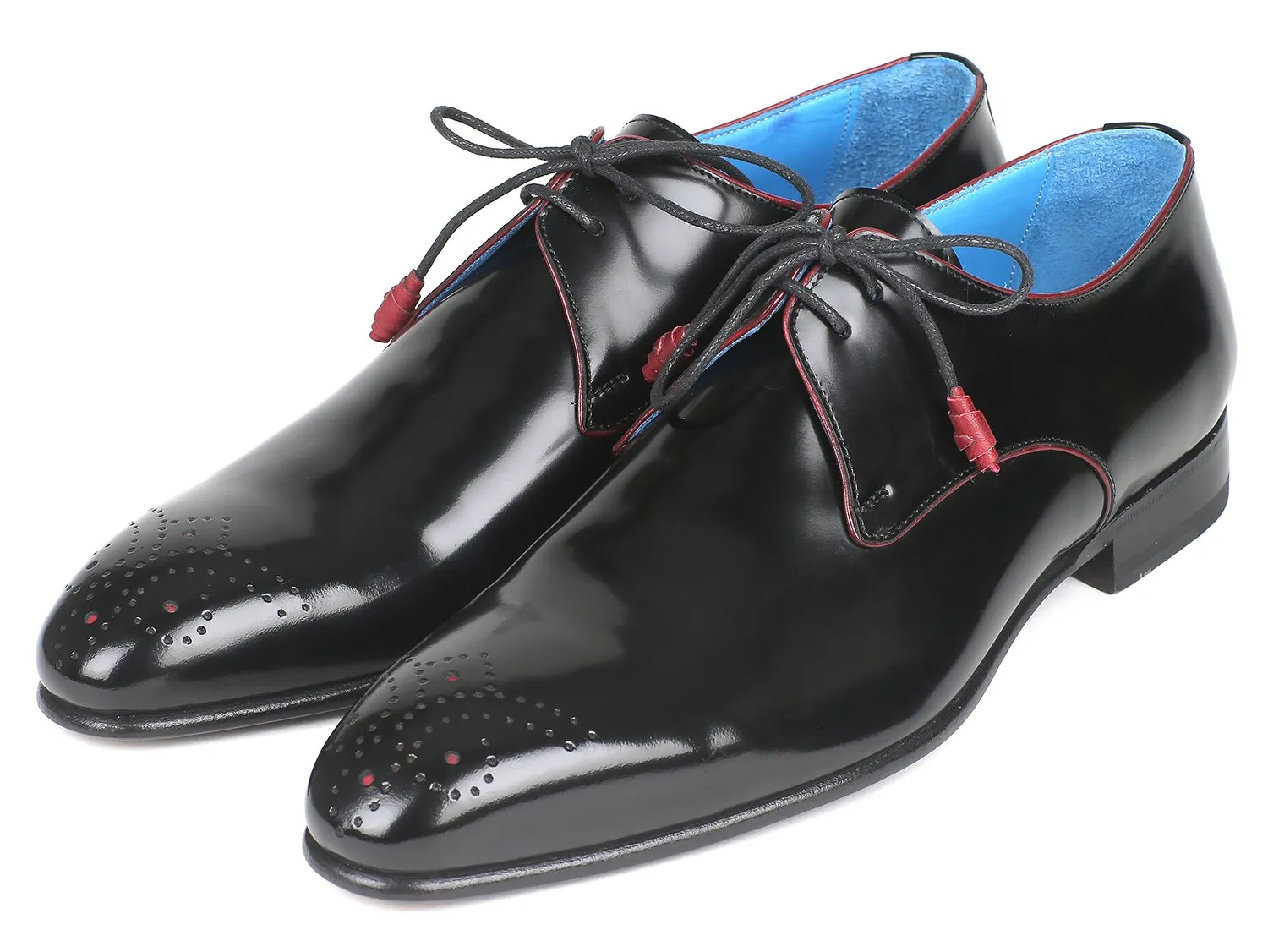 Paul Parkman Chaussures Paul Parkman Derby Homme à Bout Médaille en Noir
