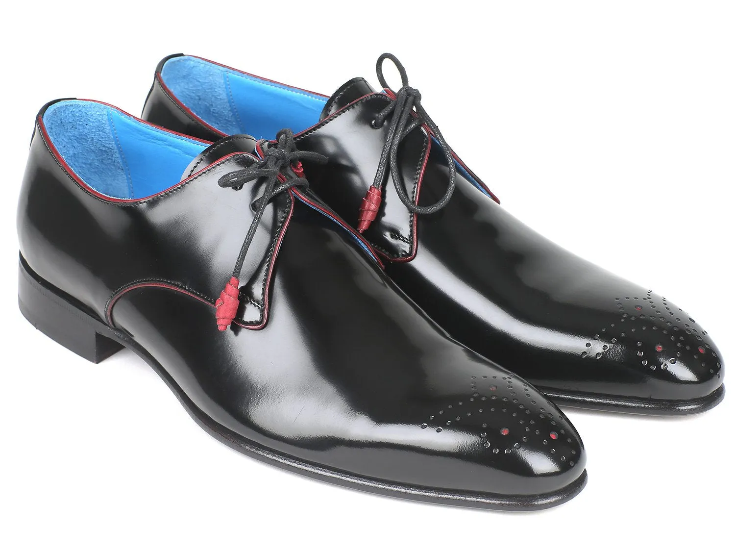 Paul Parkman Chaussures Paul Parkman Derby Homme à Bout Médaille en Noir