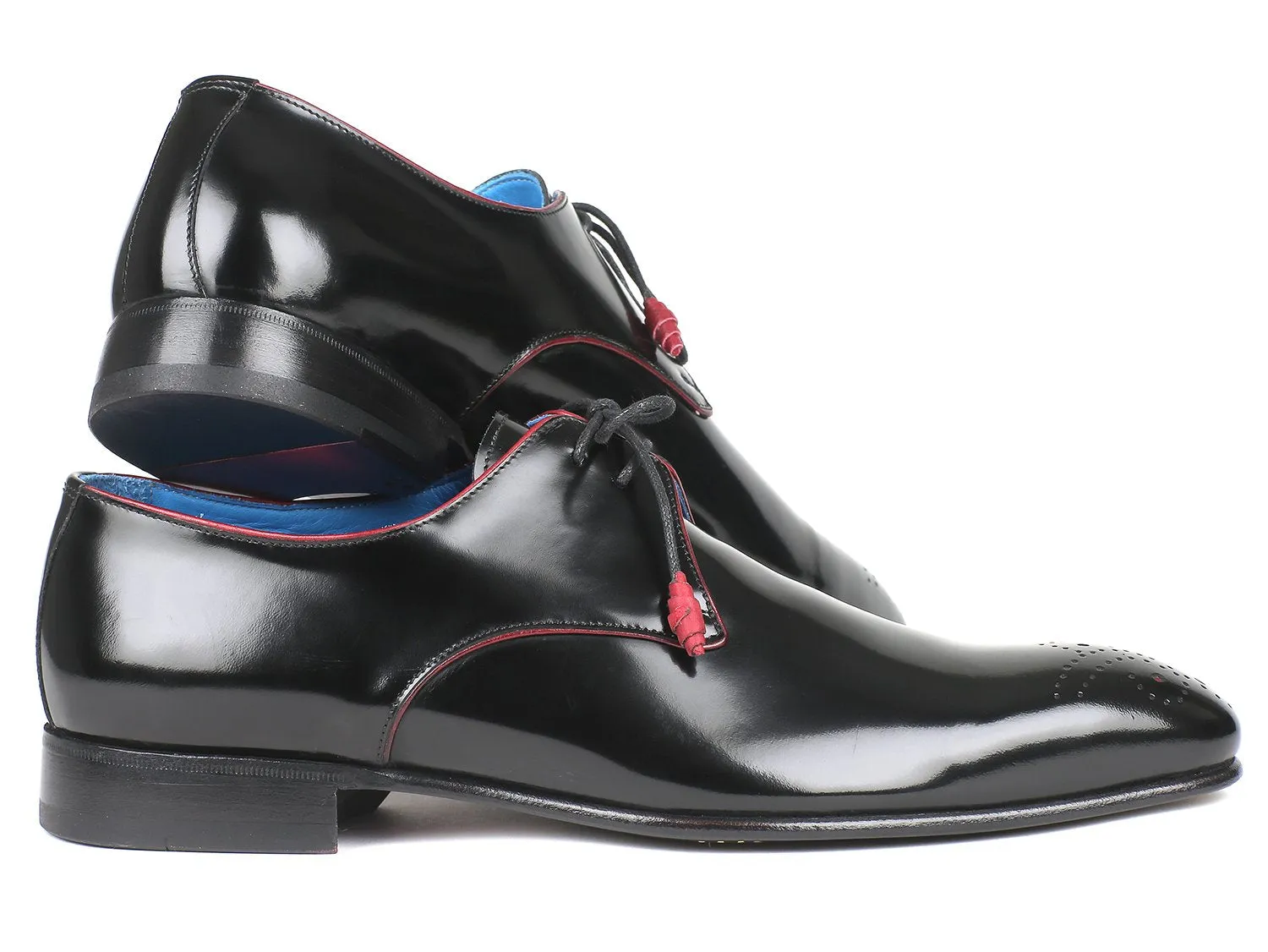 Paul Parkman Chaussures Paul Parkman Derby Homme à Bout Médaille en Noir
