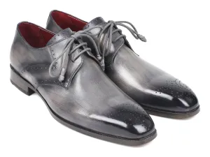Paul Parkman Shoes Paul Parkman Men's Medallion Toe Derby Shoes in Gray