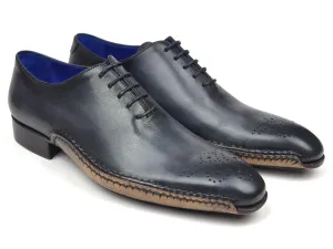 Paul Parkman Shoes Paul Parkman Men's Opanka Construction Oxfords in Anthracite Gray