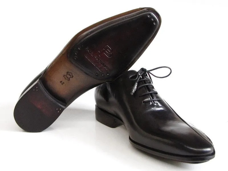 Paul Parkman Chaussures Paul Parkman Oxfords pour Hommes en Cuir Cousu Main sur le Côté en Noir