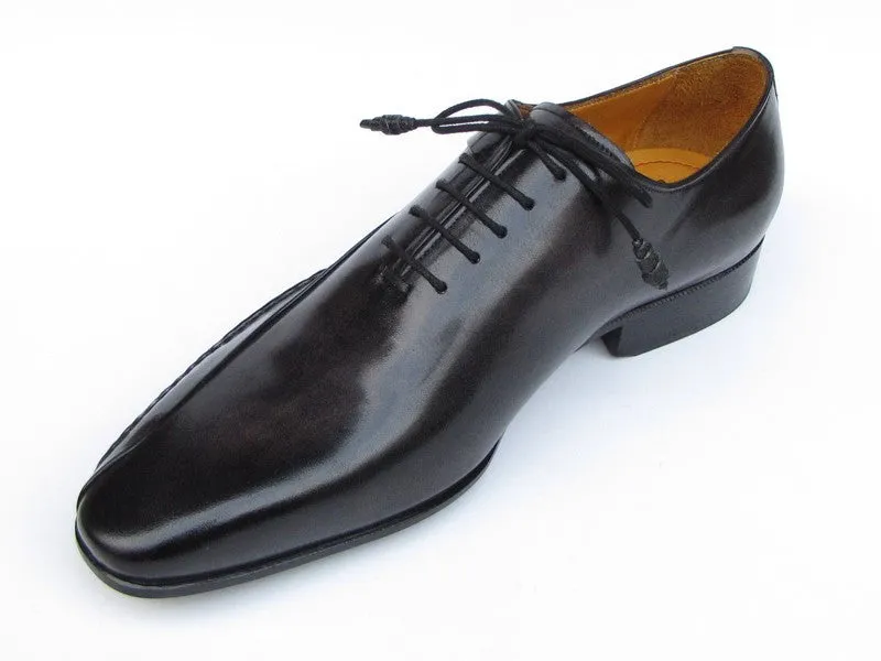 Paul Parkman Chaussures Paul Parkman Oxfords pour Hommes en Cuir Cousu Main sur le Côté en Noir