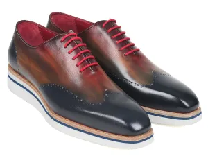 Paul Parkman Shoes Paul Parkman Men's Smart Casual Wingtip Oxfords in Multiple Colors