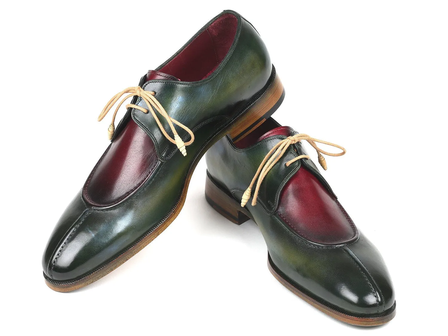 Paul Parkman Chaussures Paul Parkman Derby à bout fendu pour hommes en plusieurs couleurs