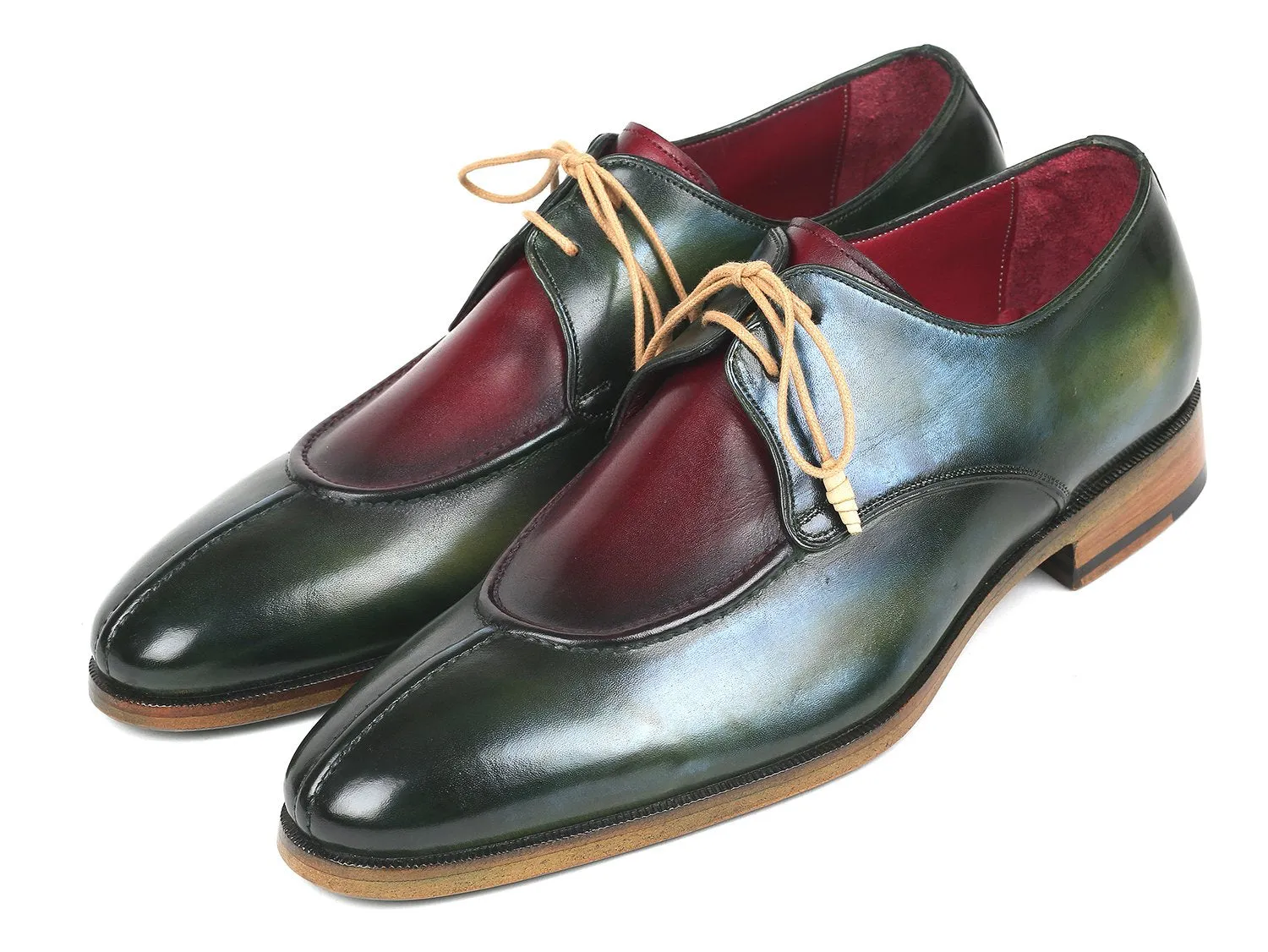 Paul Parkman Chaussures Paul Parkman Derby à bout fendu pour hommes en plusieurs couleurs