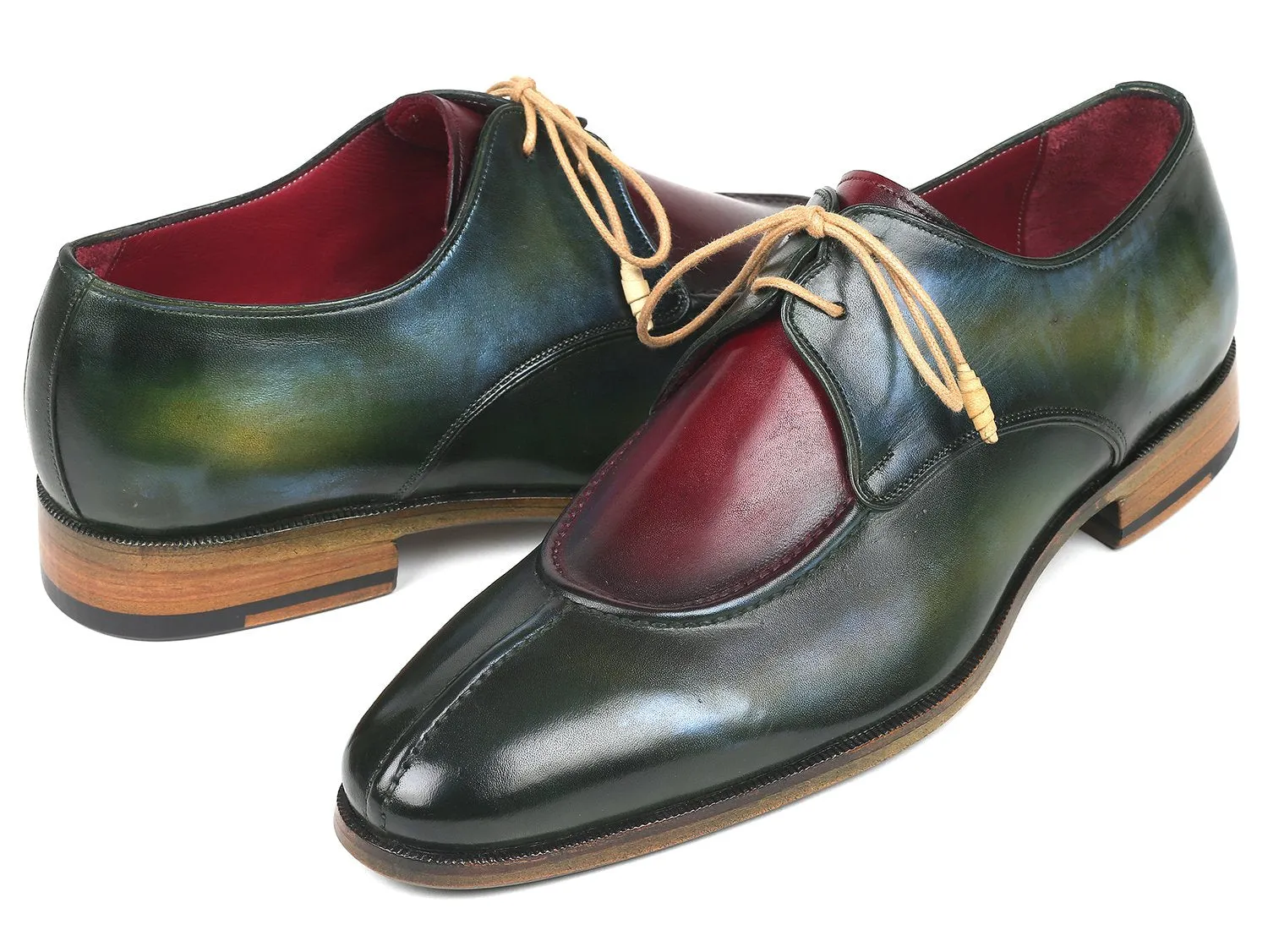 Paul Parkman Chaussures Paul Parkman Derby à bout fendu pour hommes en plusieurs couleurs