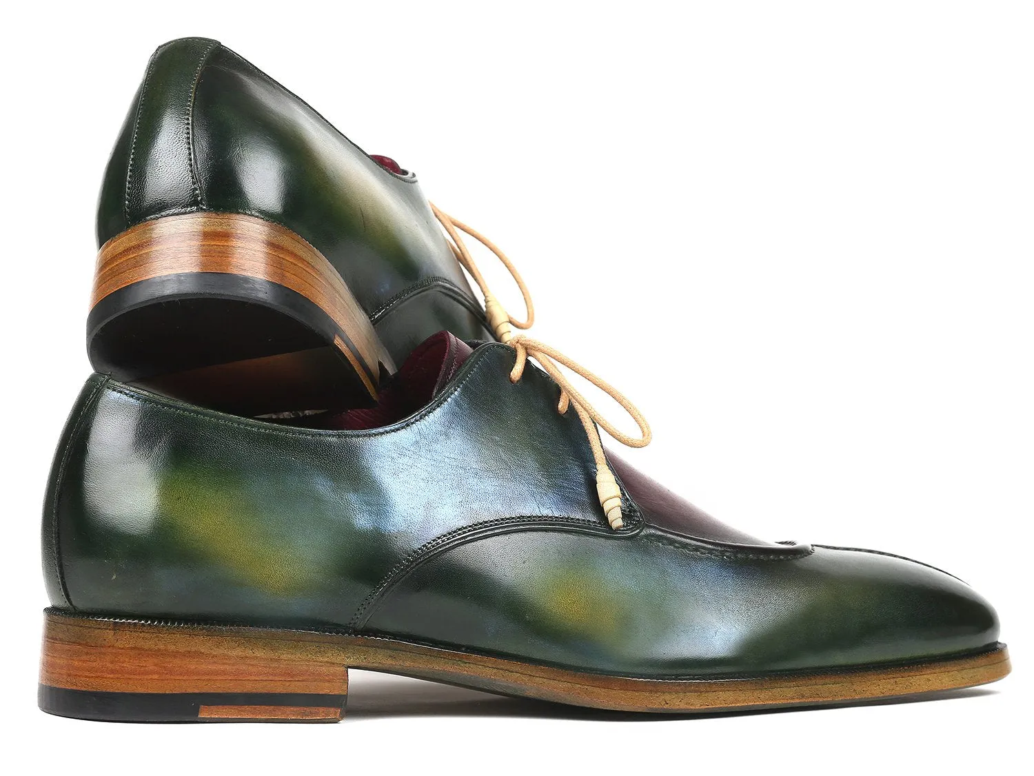 Paul Parkman Chaussures Paul Parkman Derby à bout fendu pour hommes en plusieurs couleurs