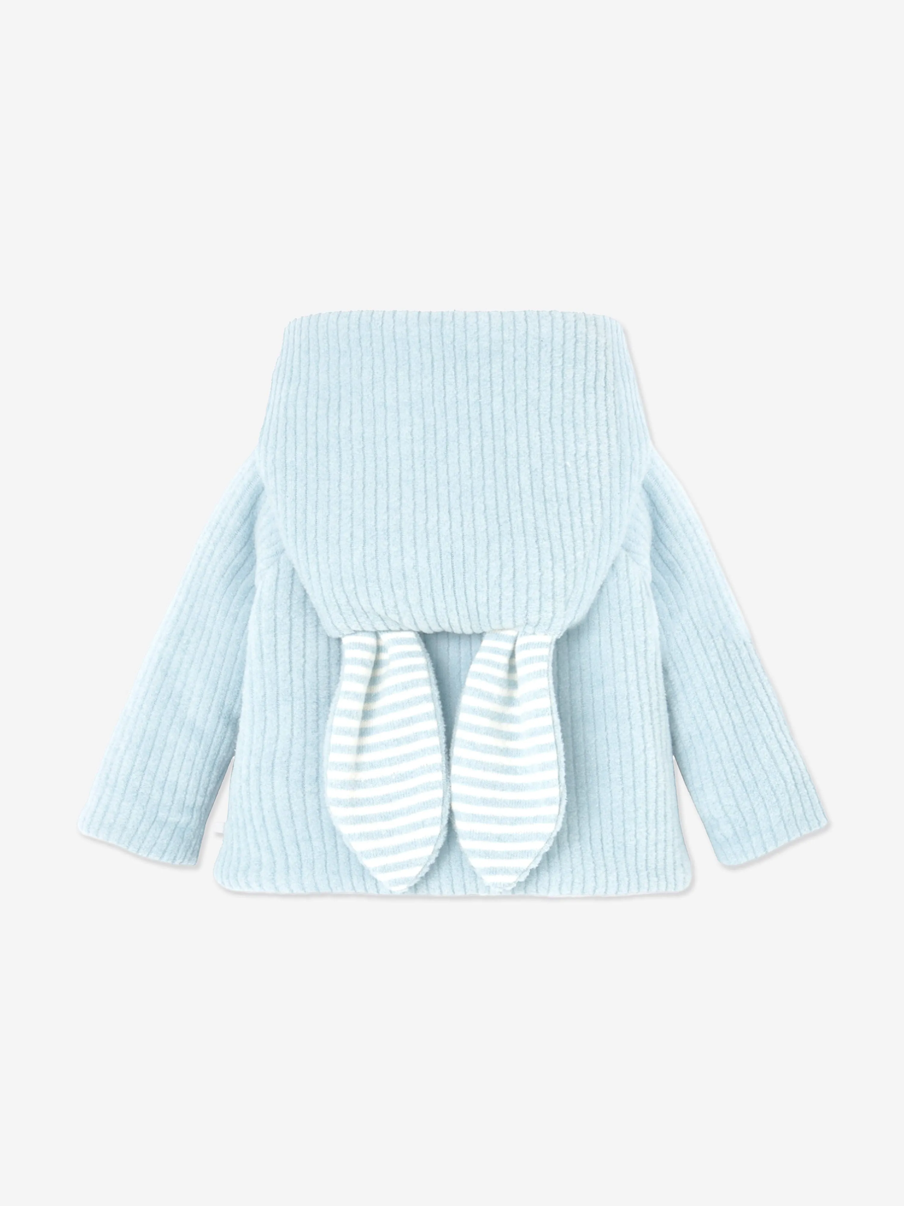 Manteau Paz Rodriguez pour bébé garçon avec oreilles de lapin en bleu