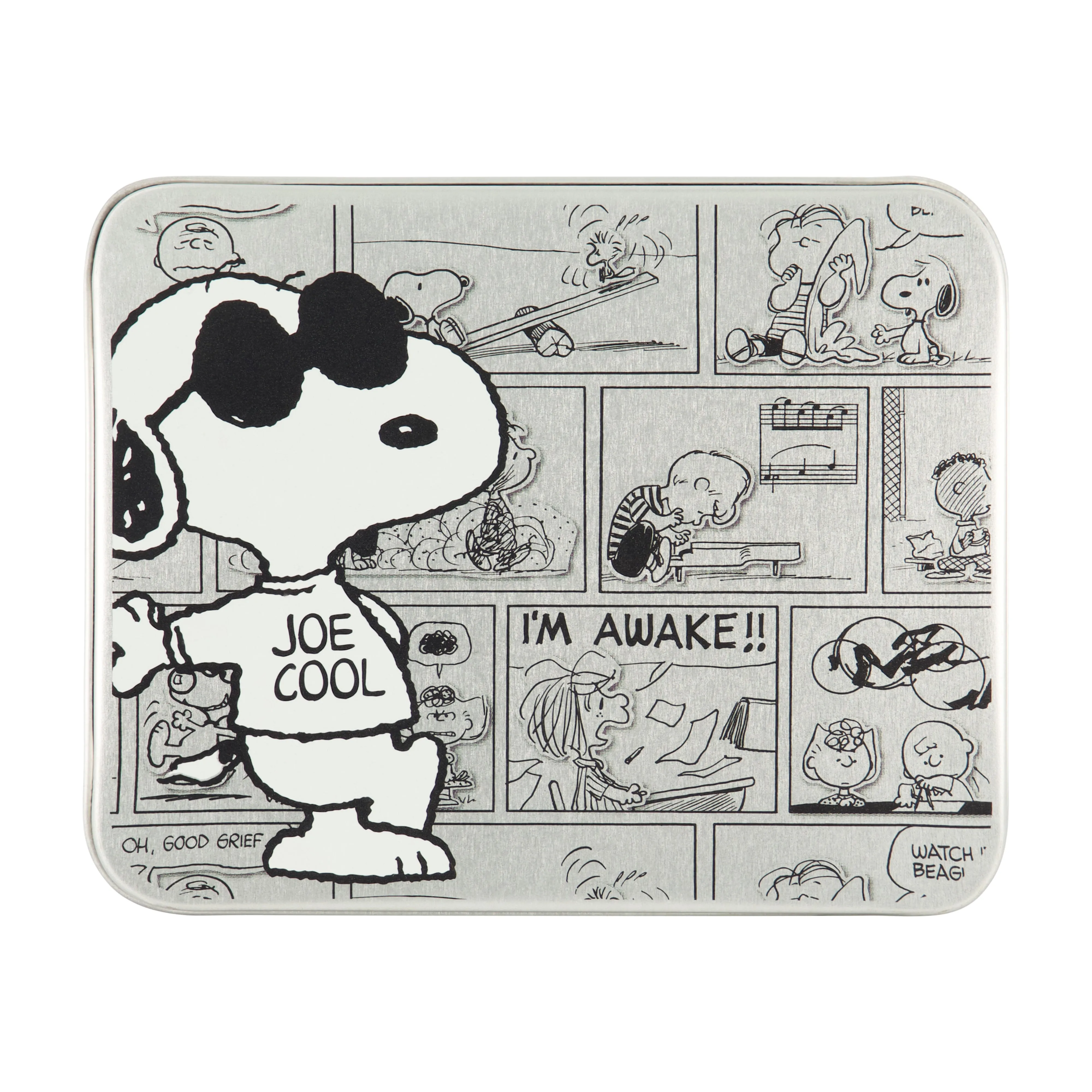 Portefeuille pliant PEANUTS JOE COOL COMIC AOP, portefeuille mince avec boîte décorative pour hommes et femmes, chaussures ecco