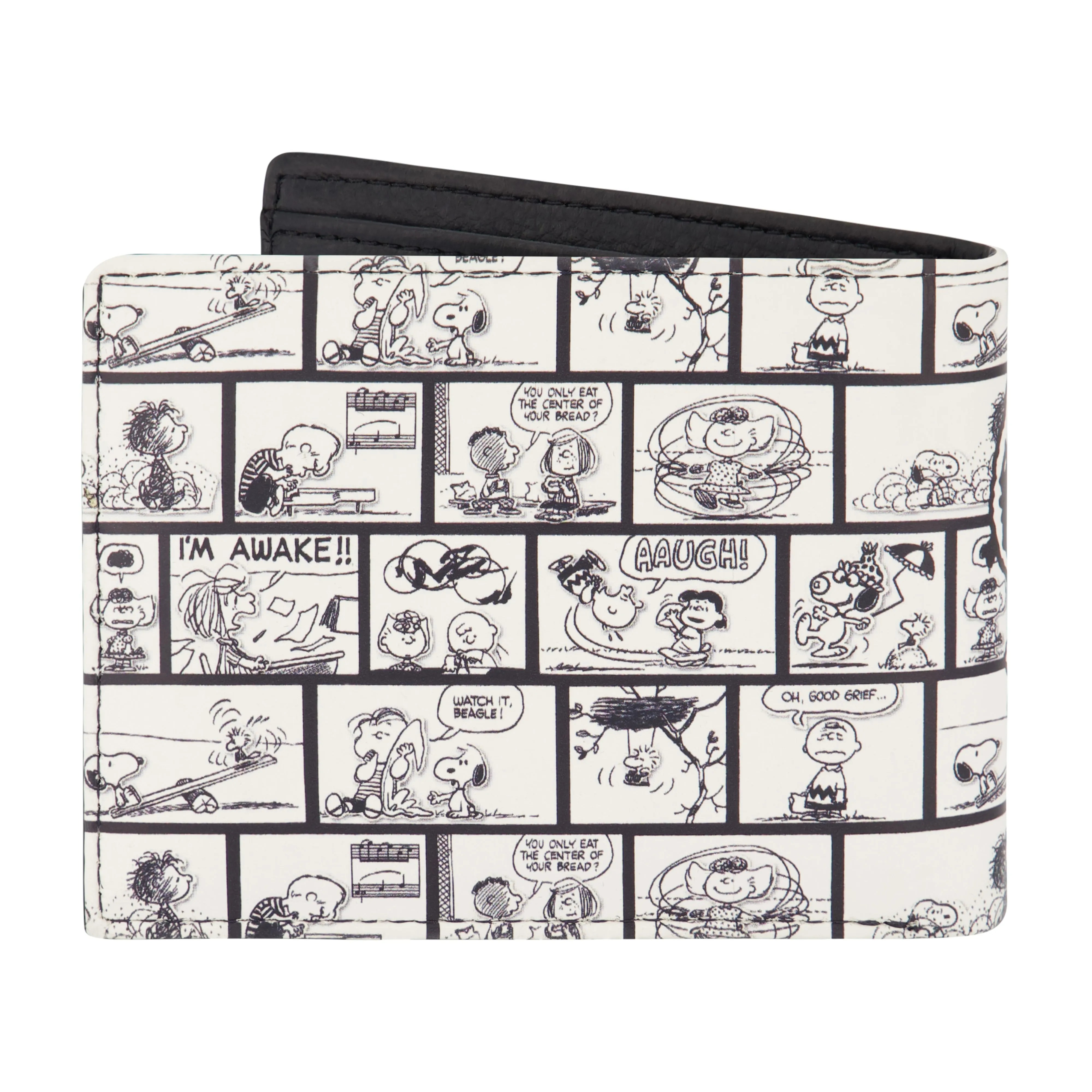 Portefeuille pliant PEANUTS JOE COOL COMIC AOP, portefeuille mince avec boîte décorative pour hommes et femmes, chaussures ecco