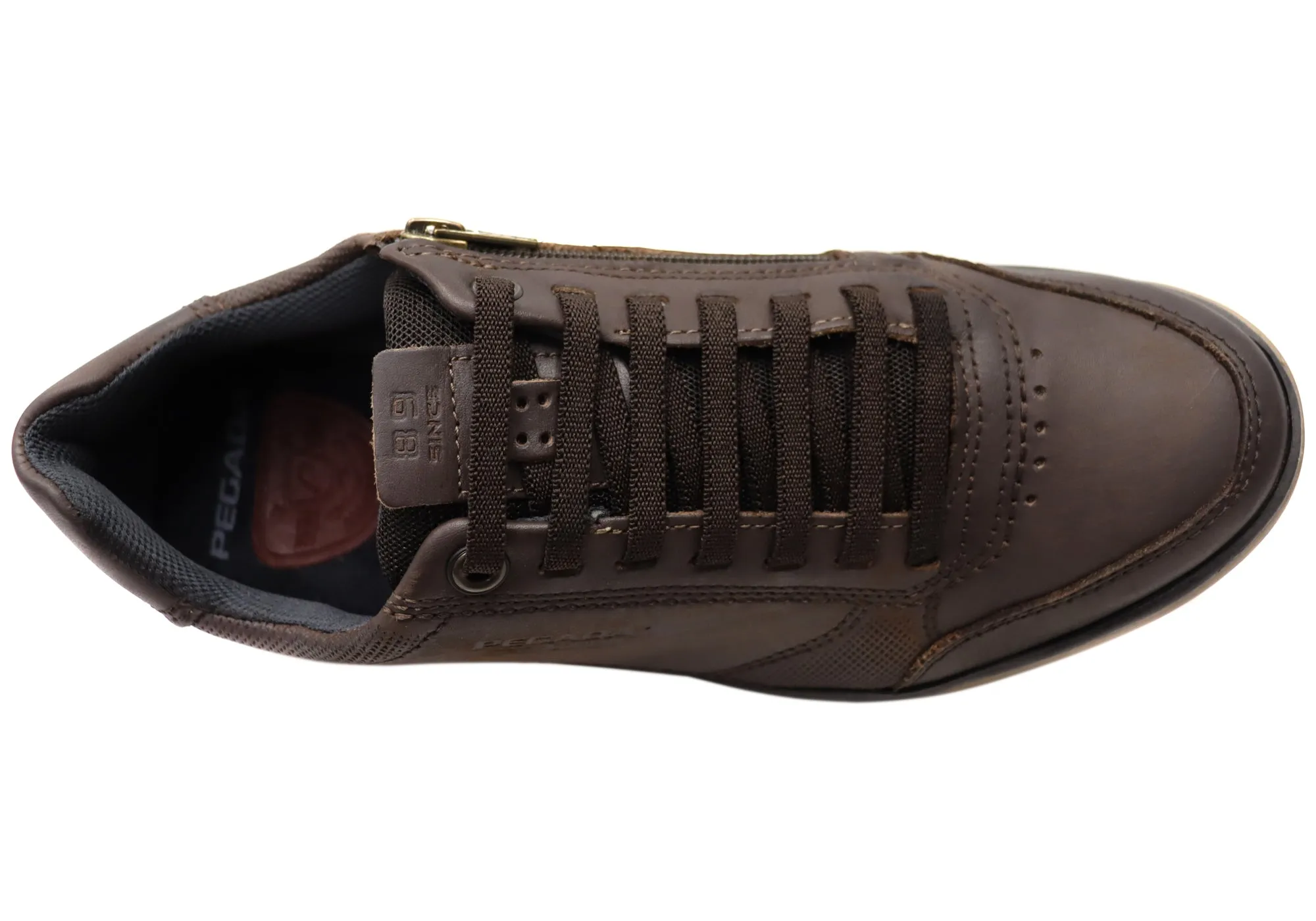 Pegada Advence Chaussures Décontractées En Cuir Pour Homme Sans Lacets Fabriquées Au Brésil Pegada Shoes