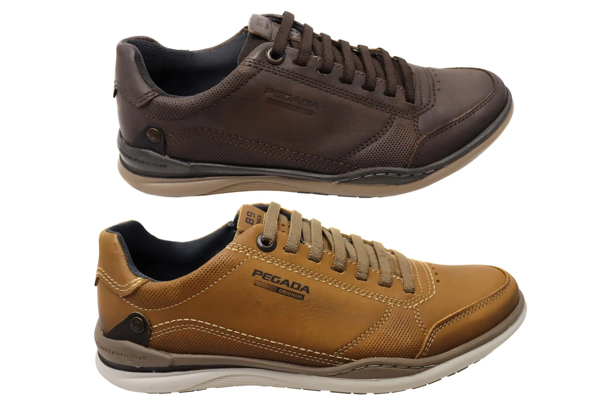 Pegada Advence Chaussures Décontractées En Cuir Pour Homme Sans Lacets Fabriquées Au Brésil Pegada Shoes
