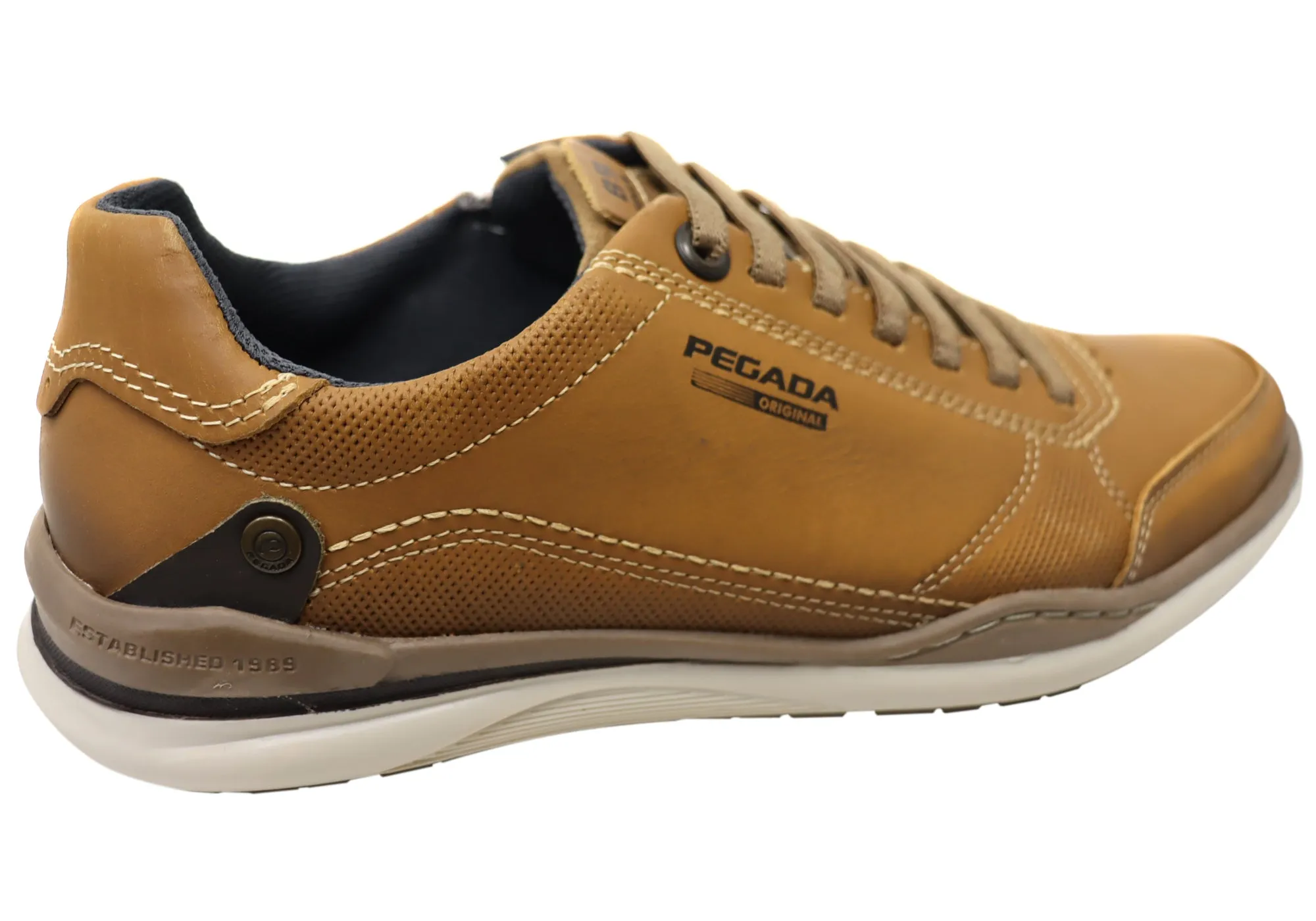 Pegada Advence Chaussures Décontractées En Cuir Pour Homme Sans Lacets Fabriquées Au Brésil Pegada Shoes