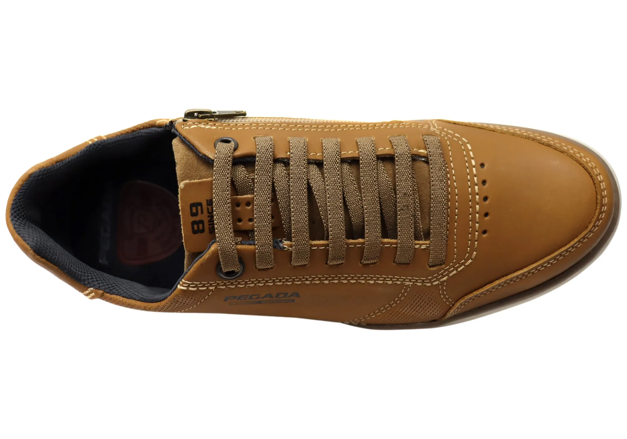 Pegada Advence Chaussures Décontractées En Cuir Pour Homme Sans Lacets Fabriquées Au Brésil Pegada Shoes